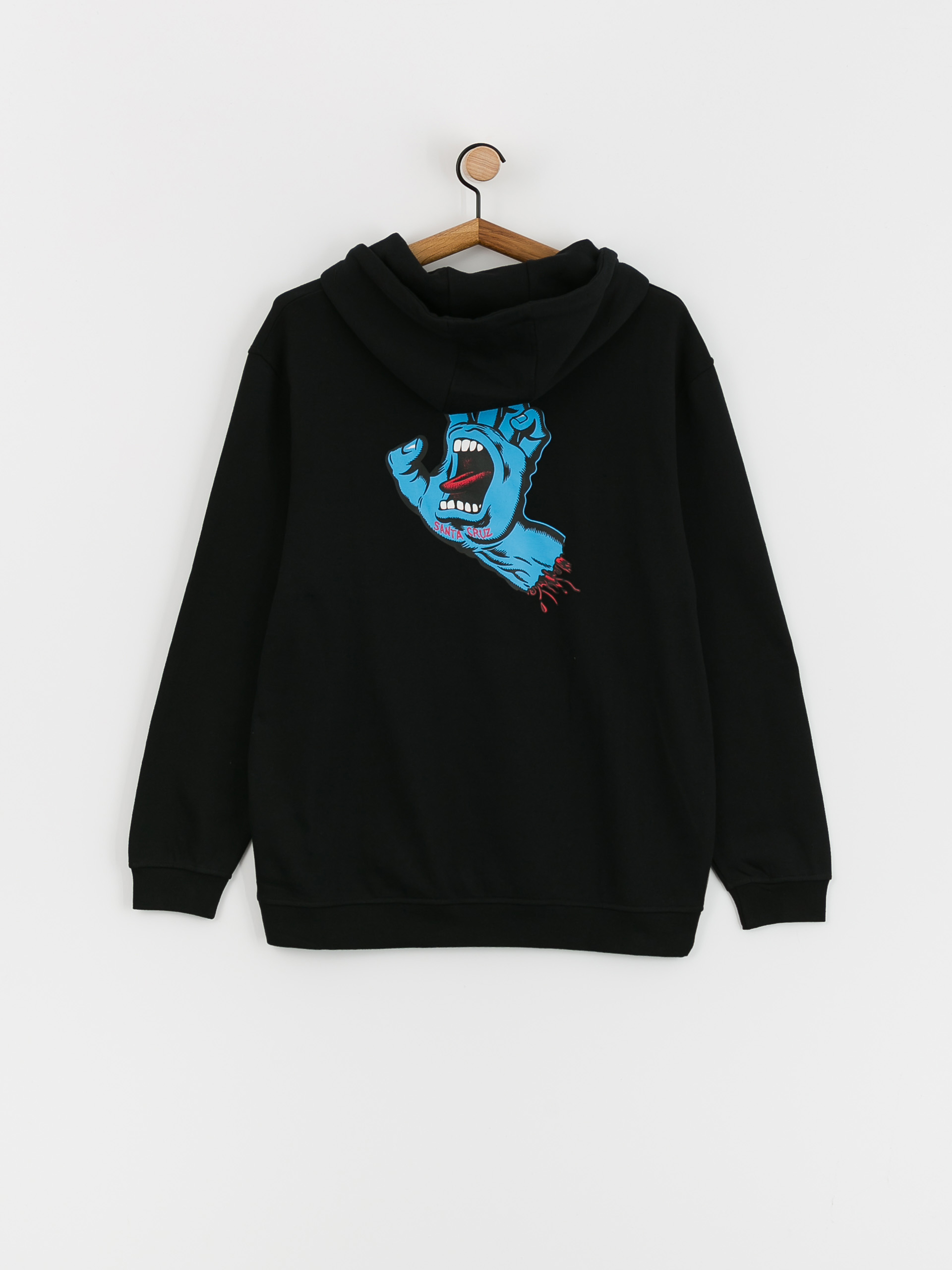 Santa Cruz Screaming Hand Chest HD Hoodie (black)