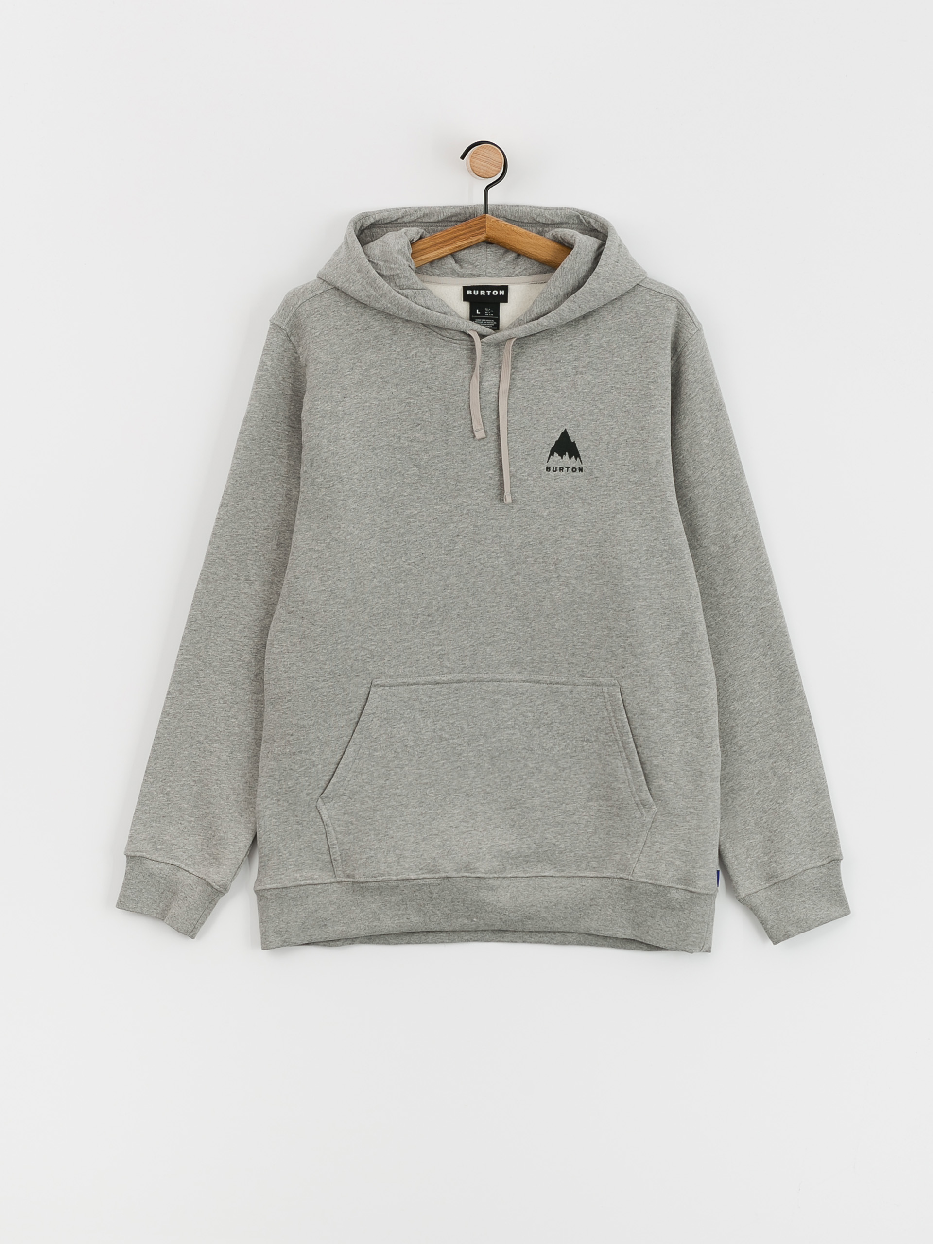 Burton Mountain HD Hoodie grey gray heather