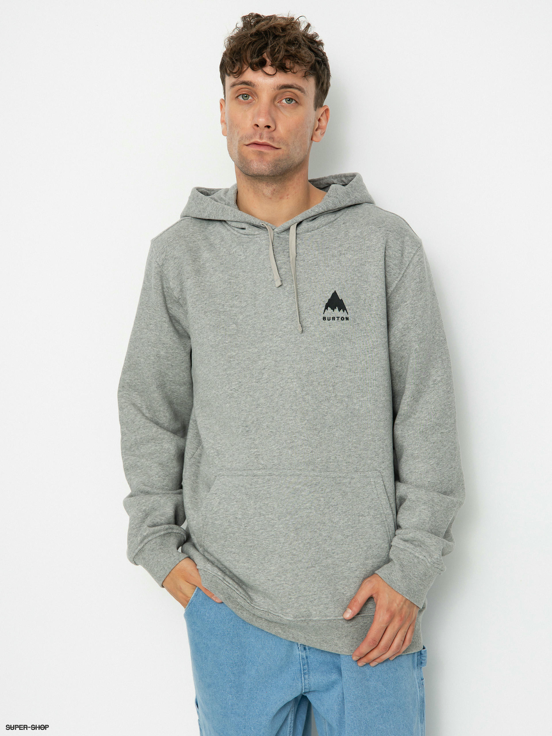 Burton grey clearance hoodie