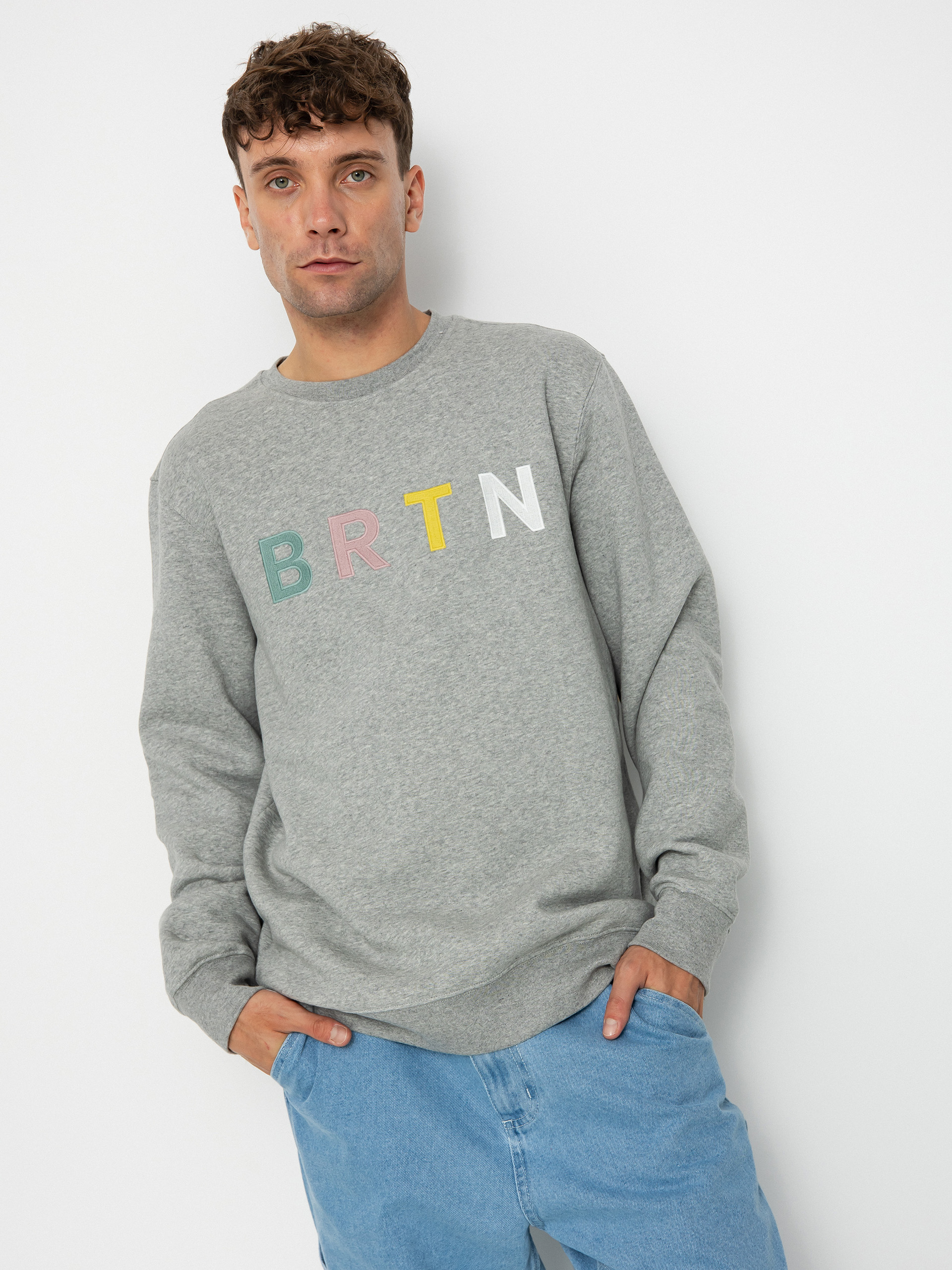 Burton BRTN Sweatshirt grey gray heather multi