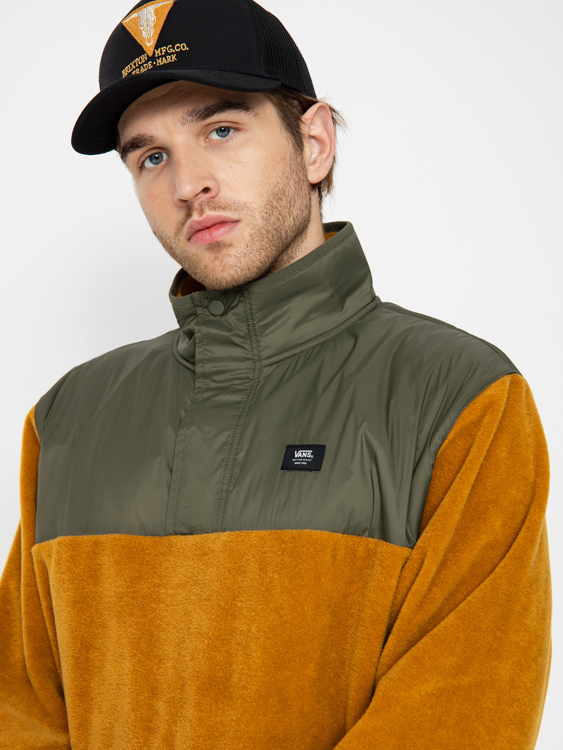 Mens Vans Mammoth Fleece (golden brown/grape leaf)