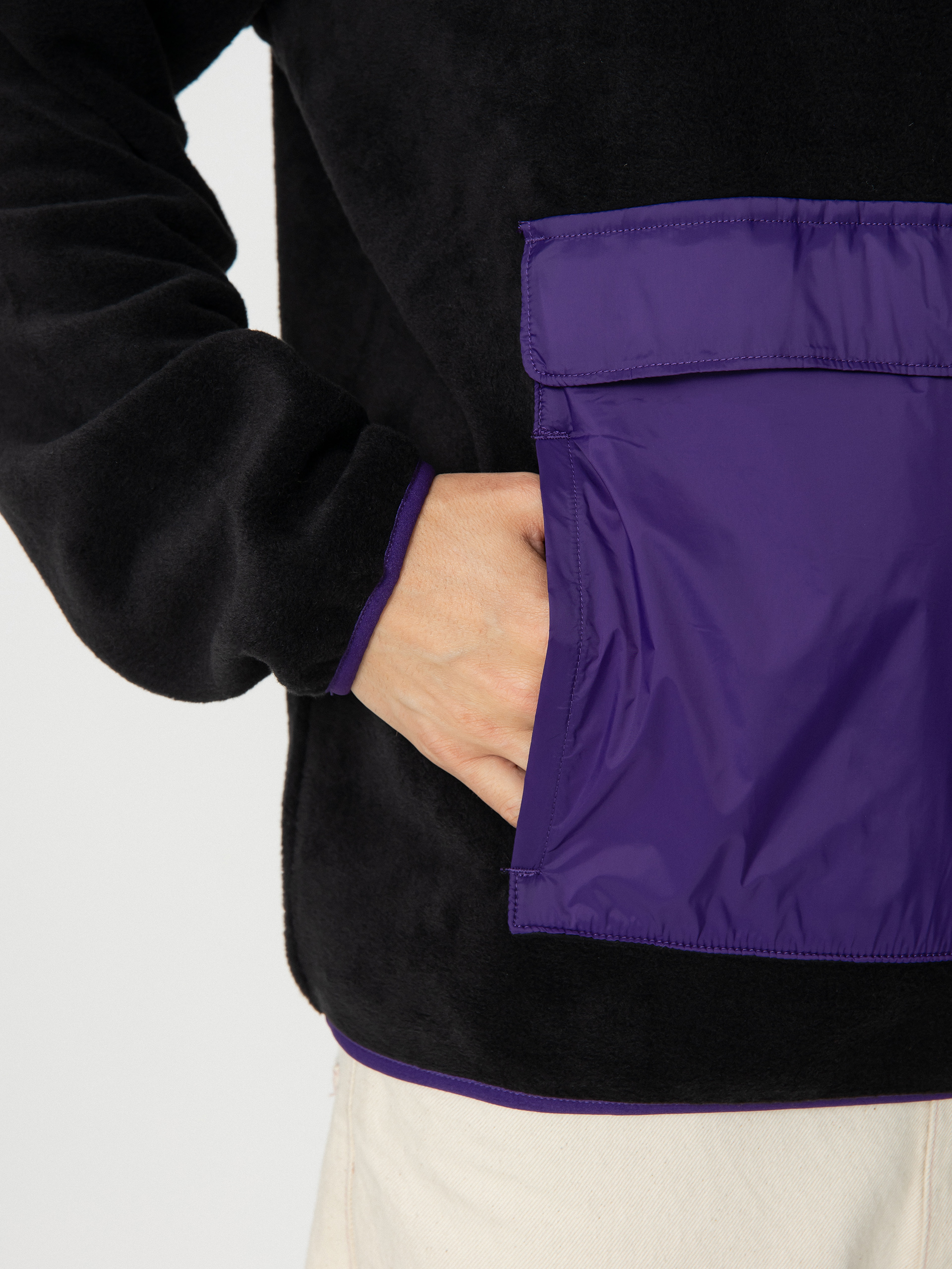 Mens Vans Mammoth Fleece (black/violet indigo)