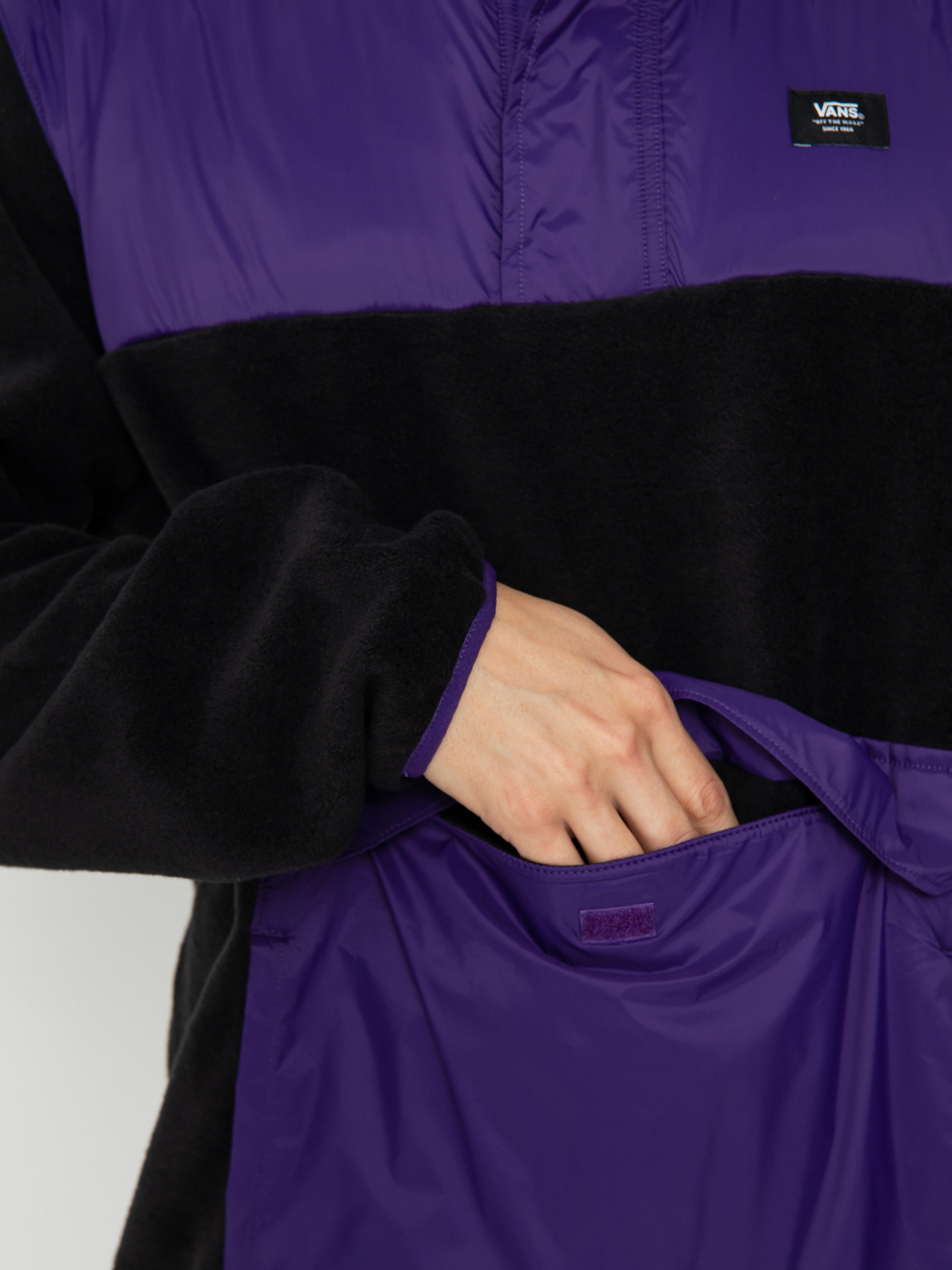 Mens Vans Mammoth Fleece (black/violet indigo)