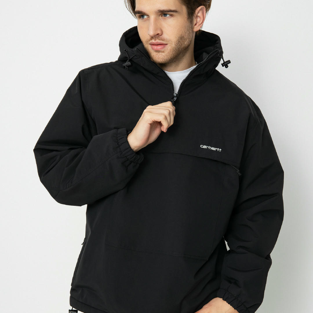 Carhartt WIP Windbreaker Pullover Jacket (black/white)