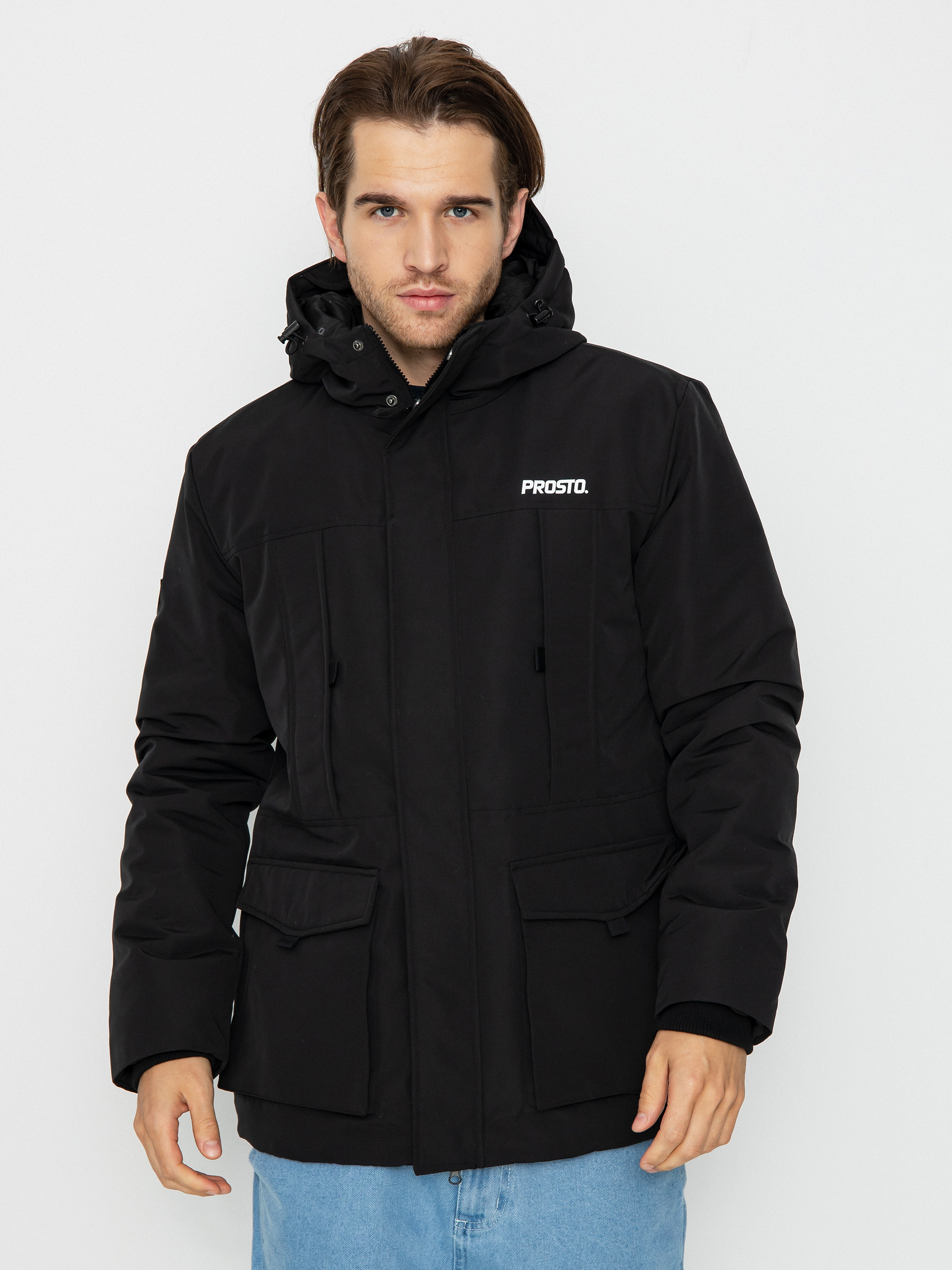 Prosto Long Jacket Jacke (black)