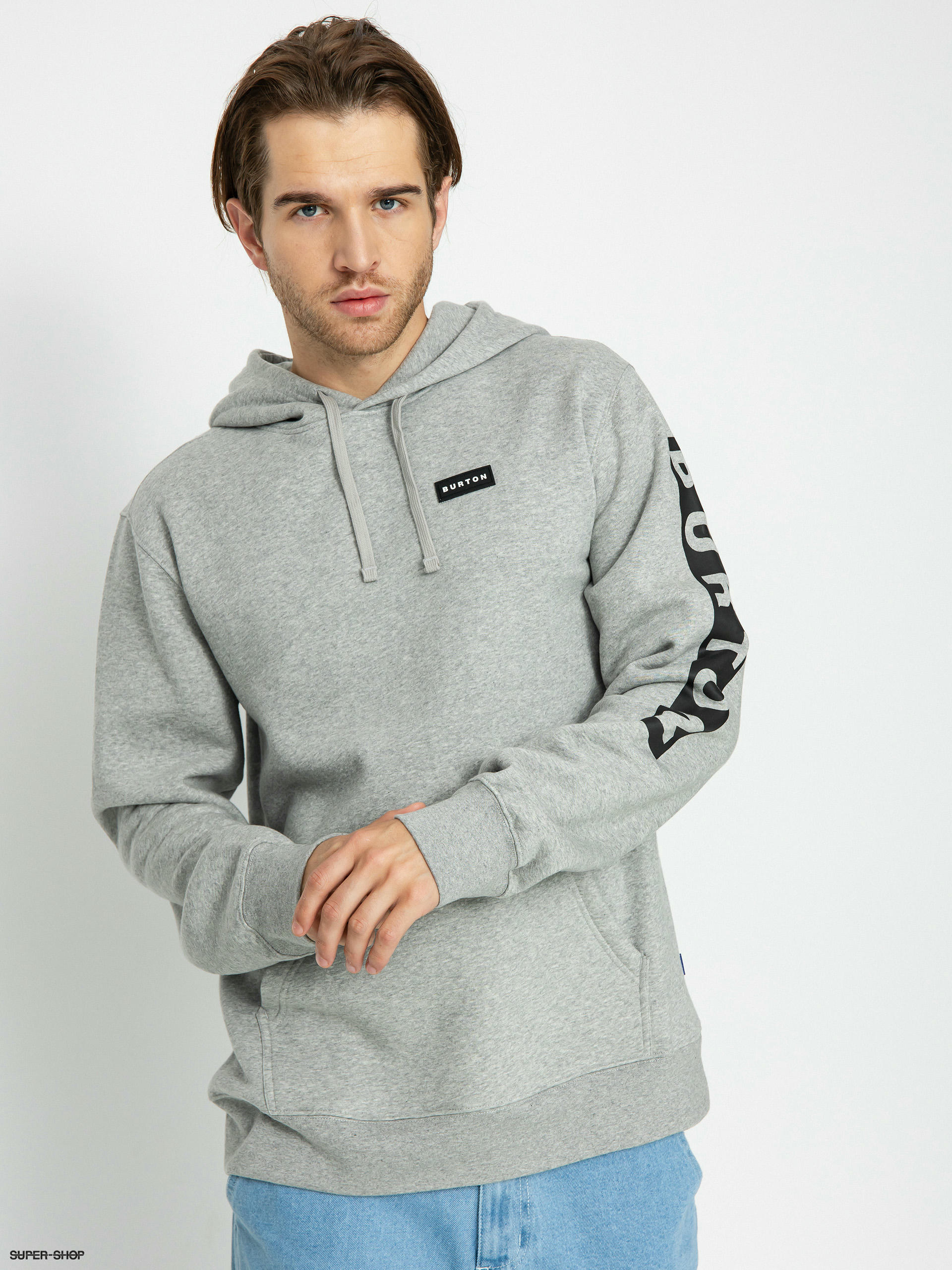 Grey shop burton hoodie