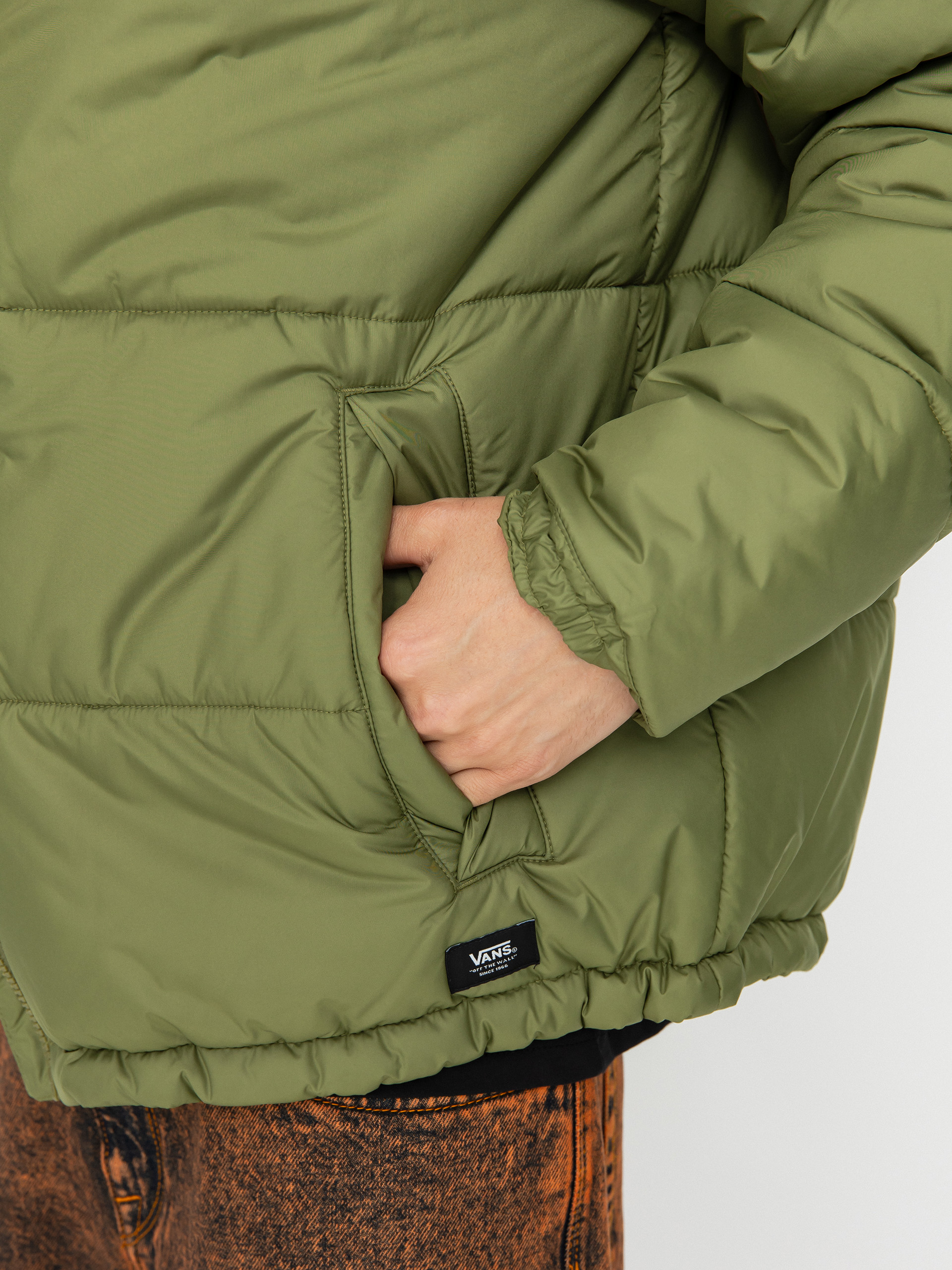 Vans No Hood Norris Mte 1 Puffer Jacket (olive branch)