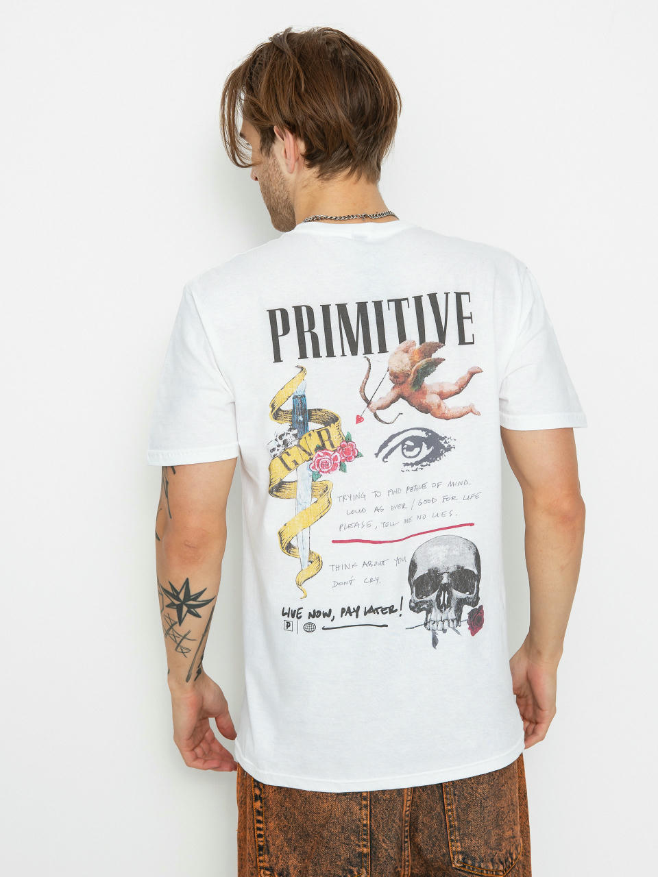 Primitive X Guns N' Roses Dont Cry T-Shirt (white)