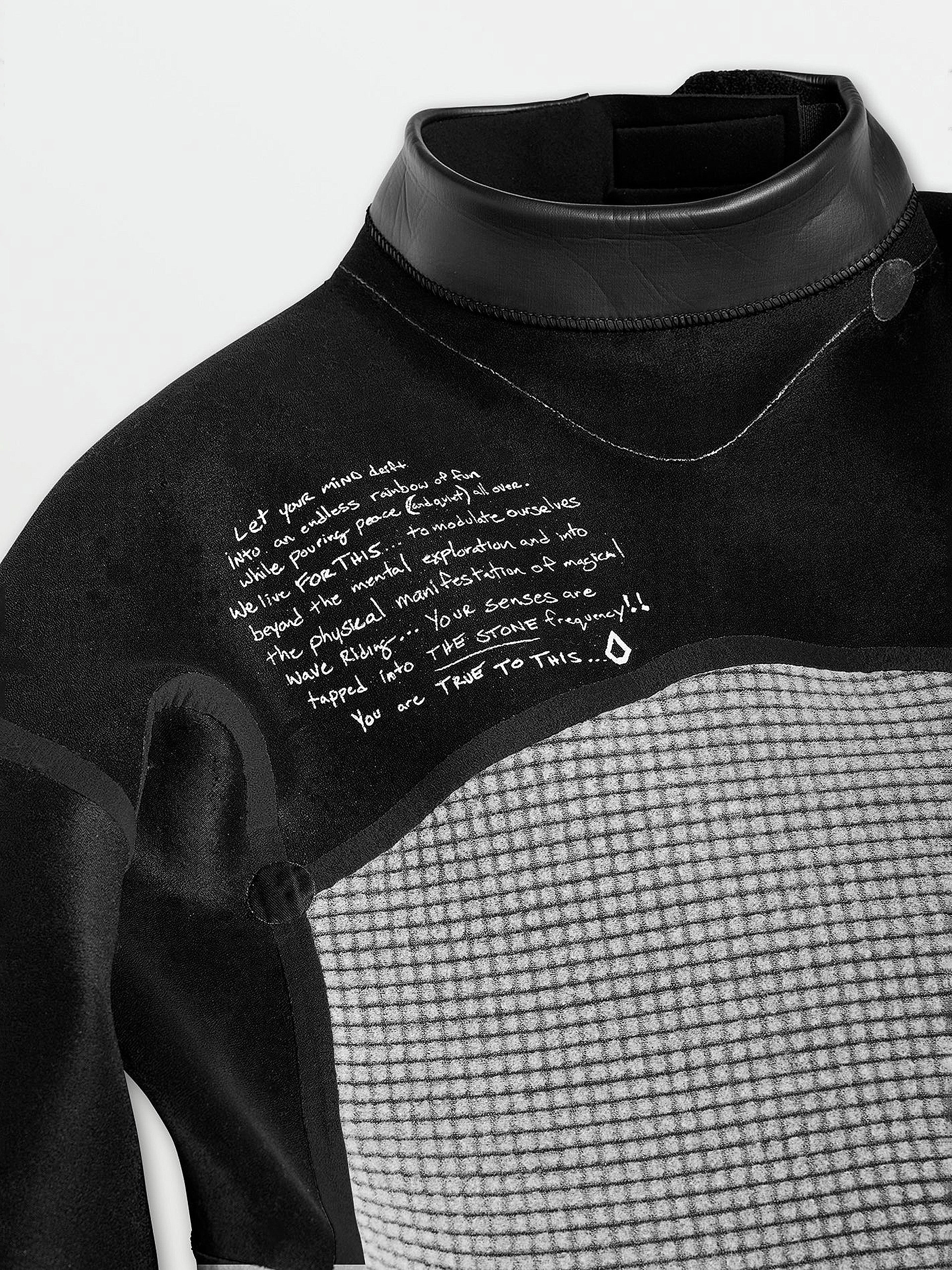 Volcom Pianka Modulator 3/2Mm Long Sleeve Back Zip Fullsuit Balls (black)
