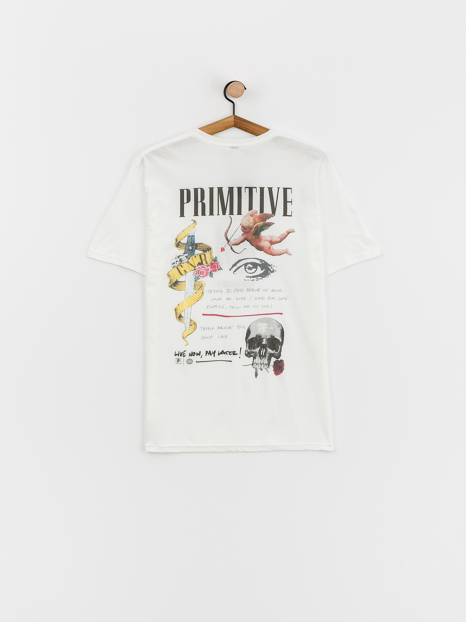 Primitive X Guns N' Roses Dont Cry T-shirt (white)