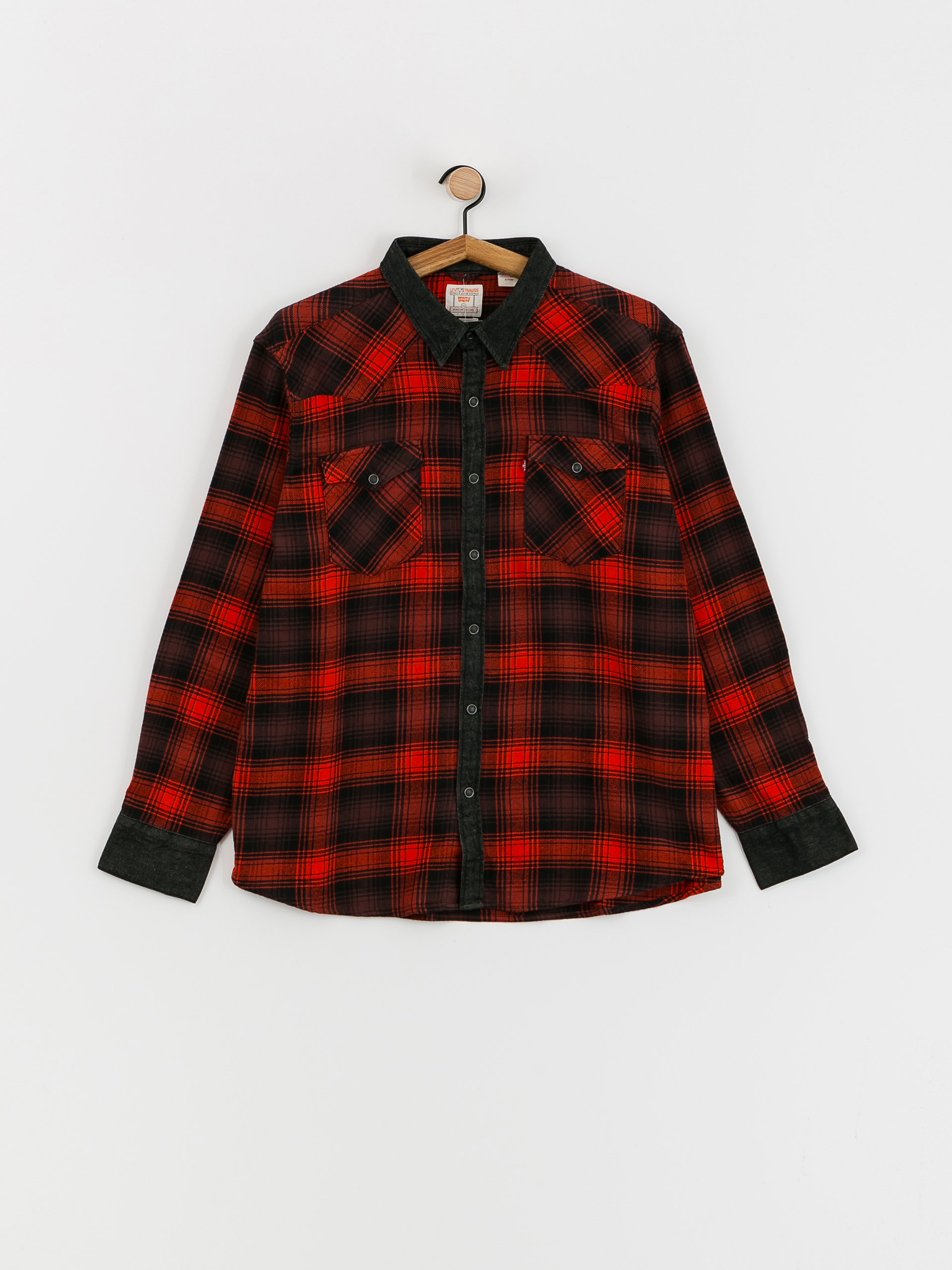 Levi's® Barstow Western Standard Hemd (red plaid)