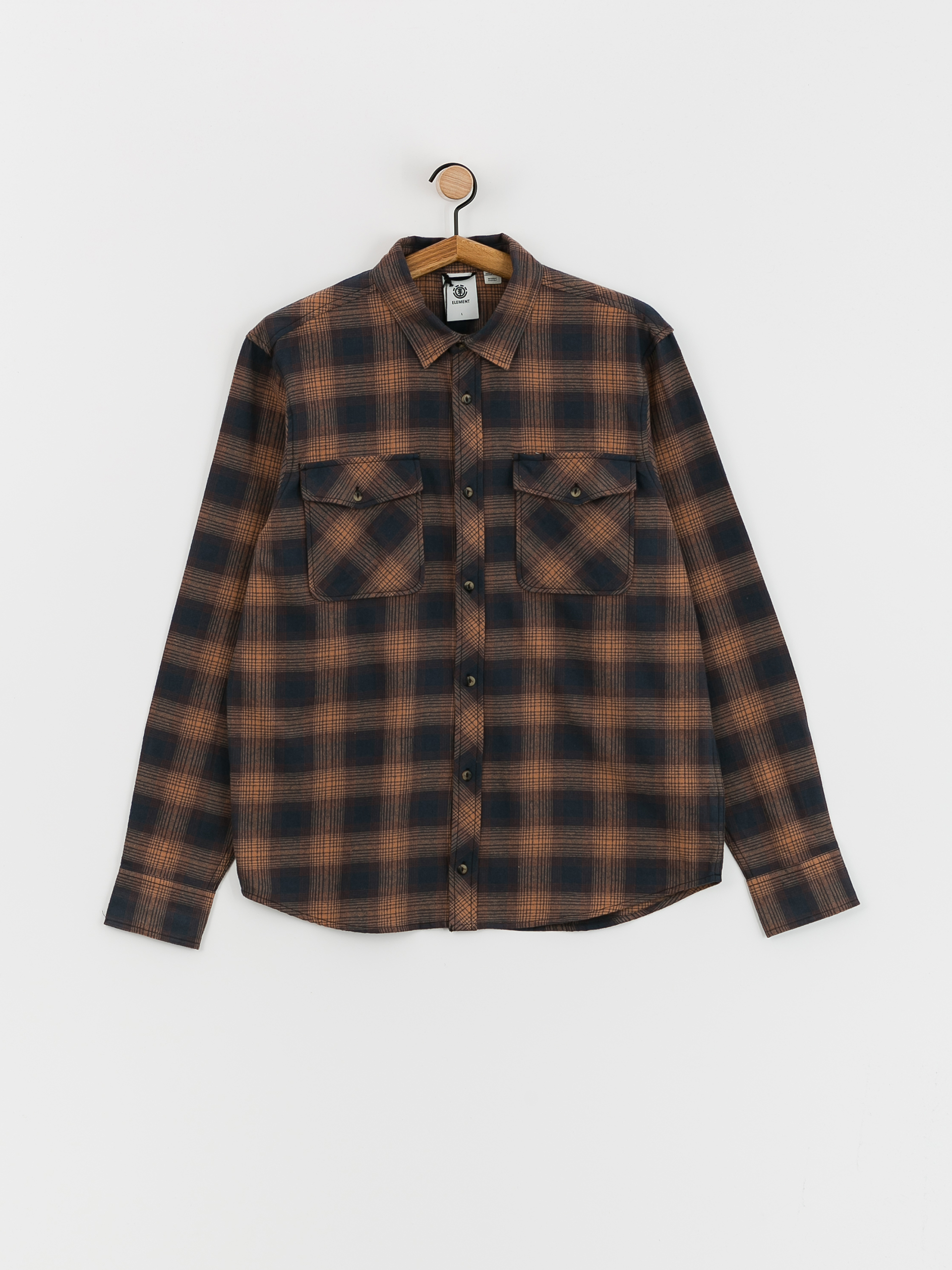 Element Tacoma Classic Hemd (gradient plaid dull gold)