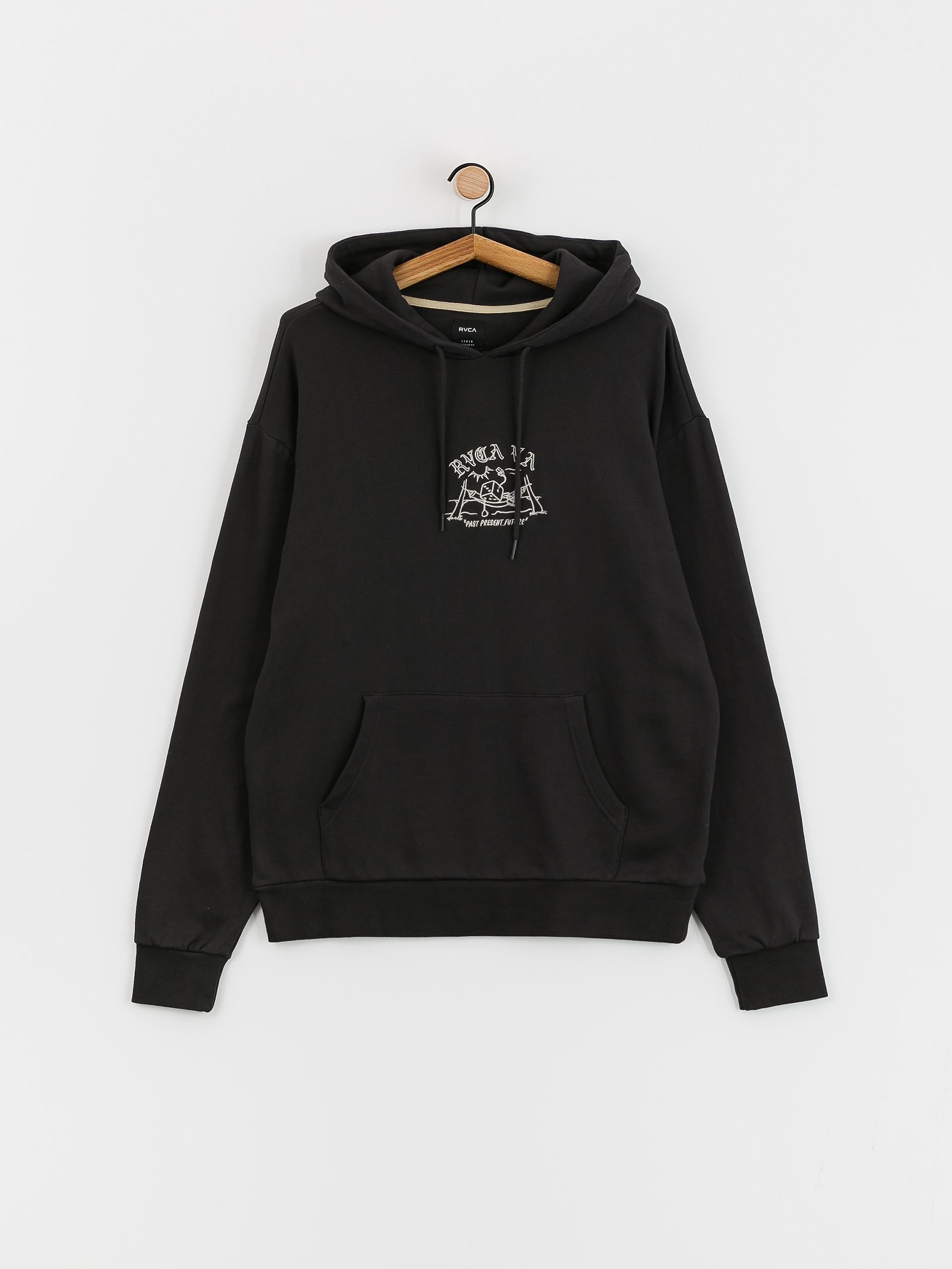 RVCA Pair HD Hoodie (washed black)