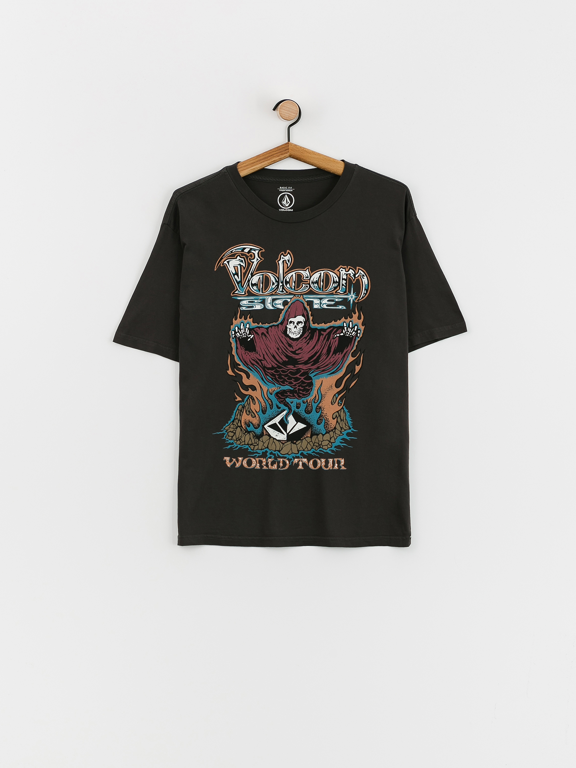 Volcom Stone Ghost T-shirt - black (stealth)