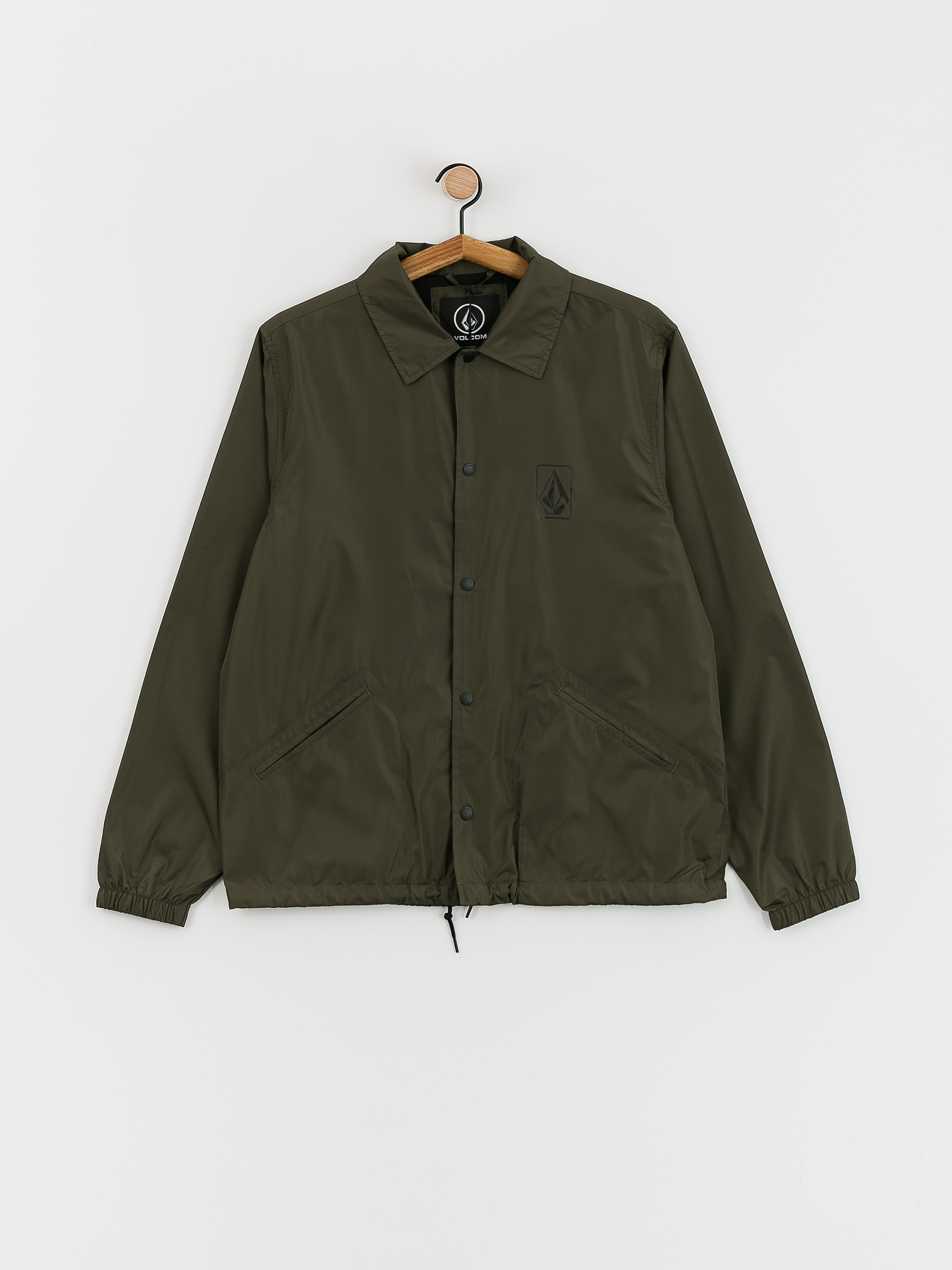 Olive green outlet coach jacket