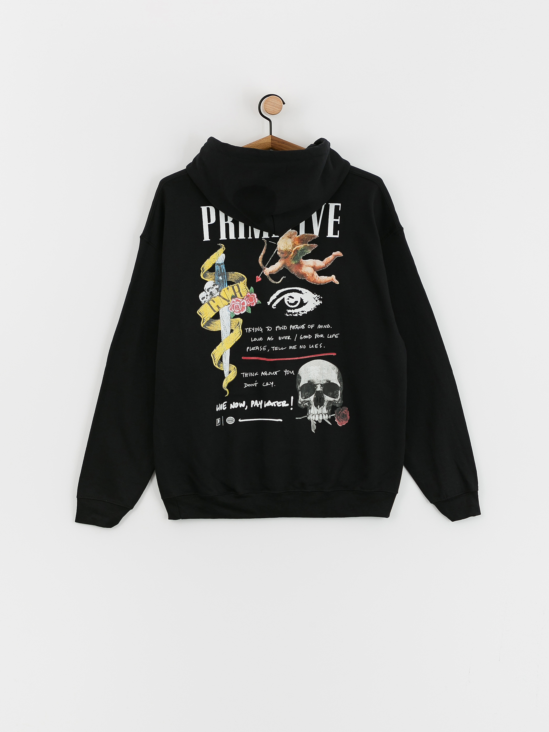 Primitive X Guns N' Roses Dont Cry HD Hoodie (black)