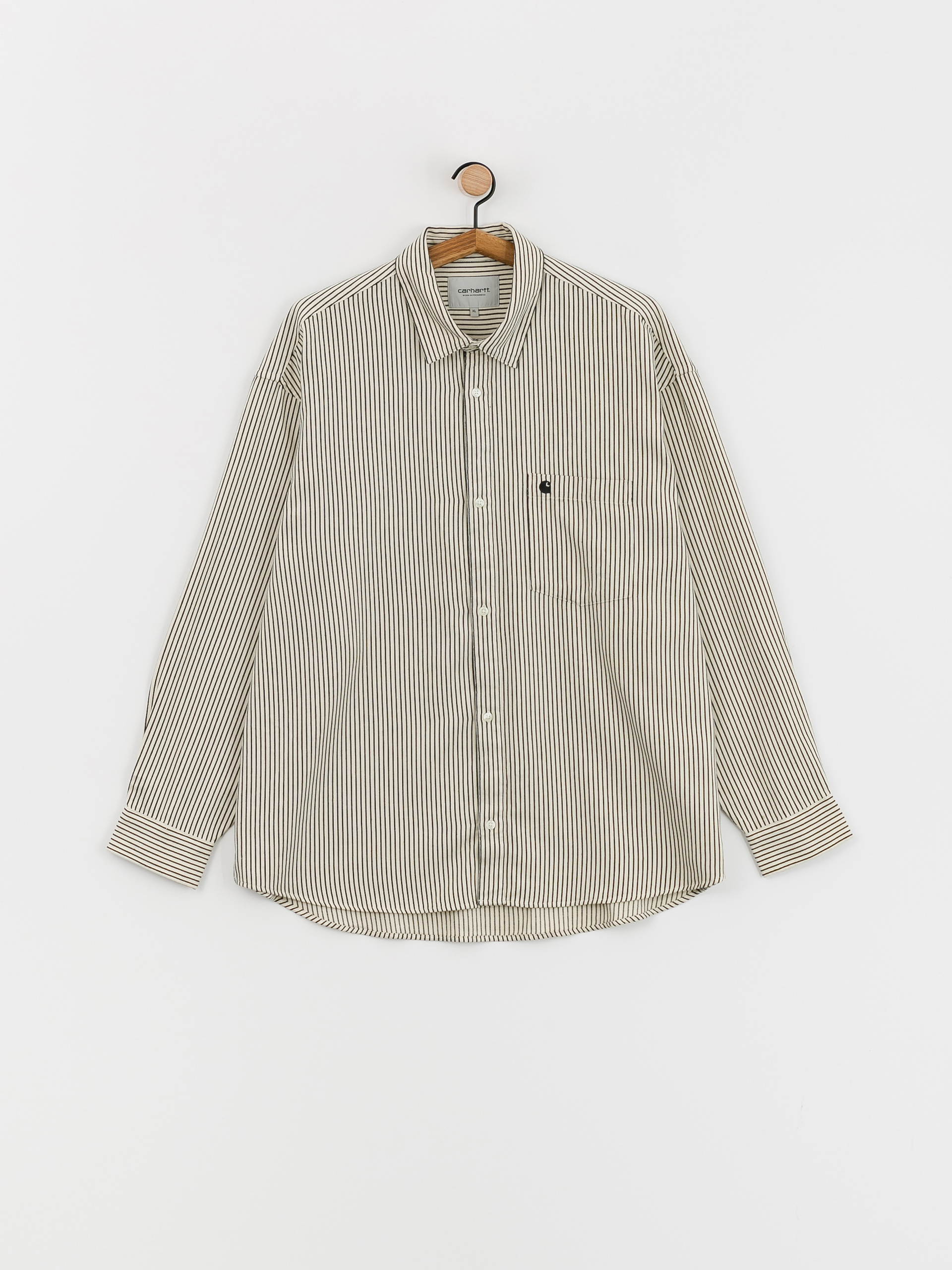 Carhartt WIP Kyle Shirt (kyle stripe salt/black)