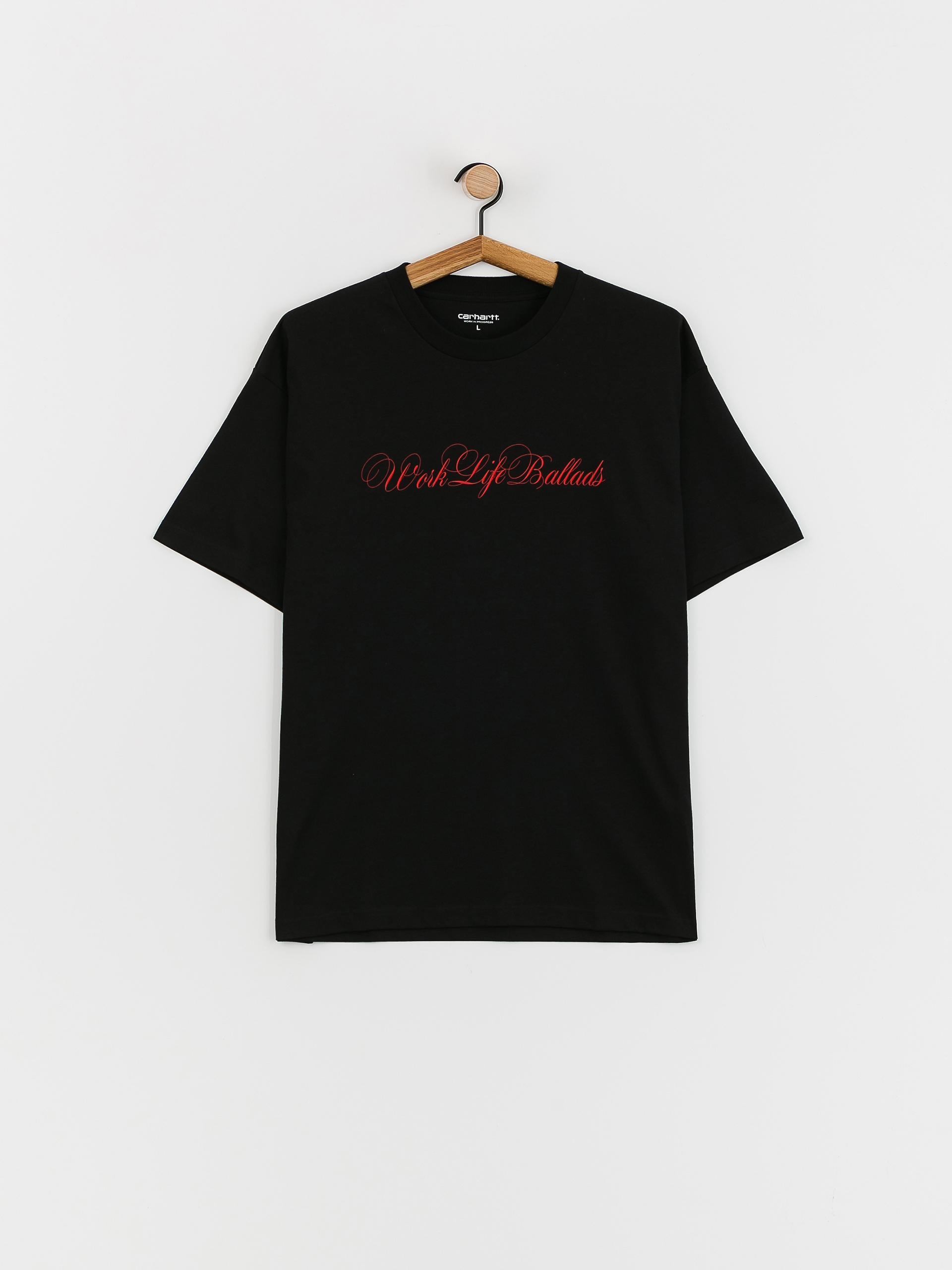 Carhartt WIP Work Life Ballads T-shirt (black/red)