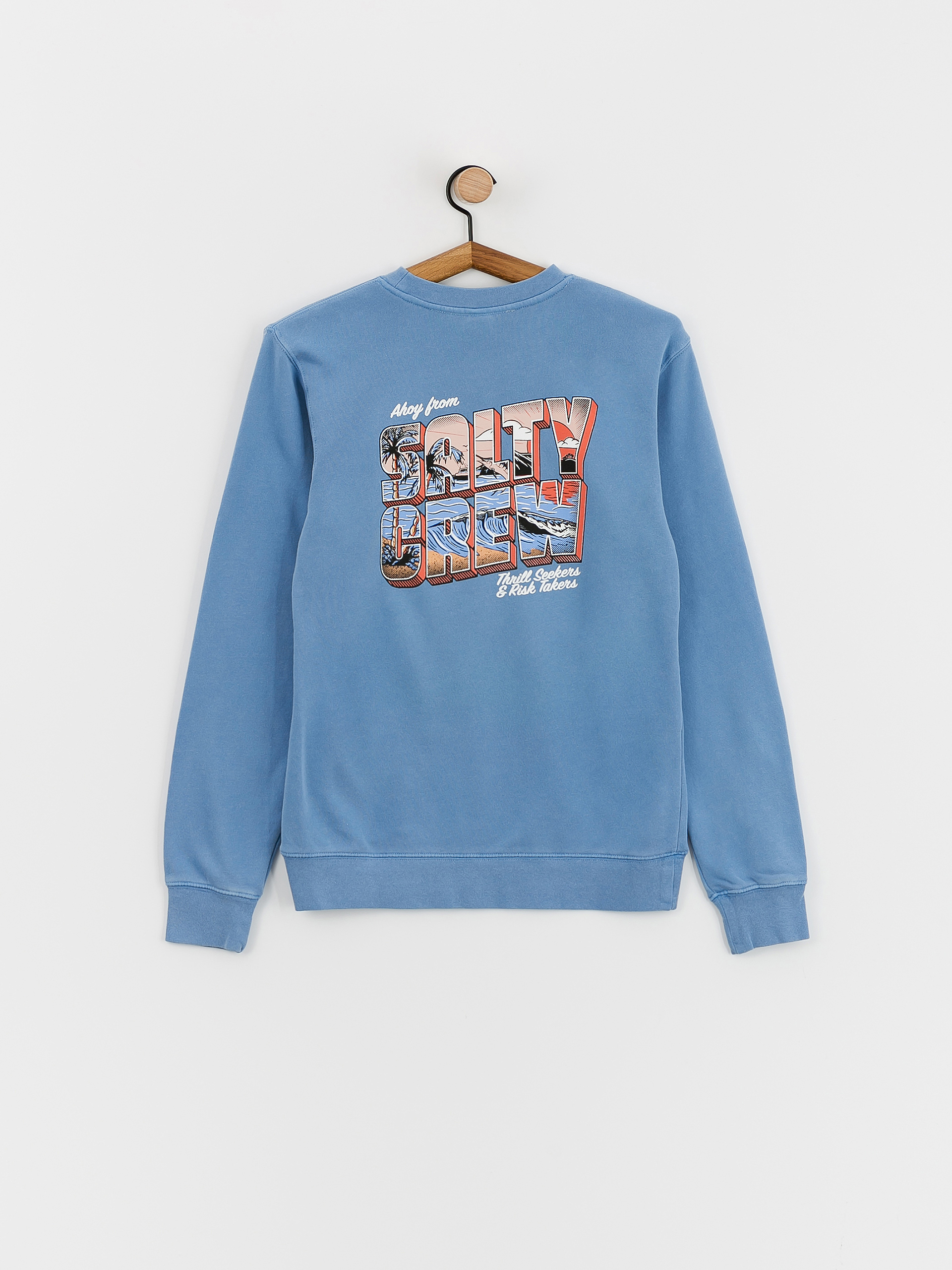 Salty Crew Ahoy Boyfriend Crew Sweatshirt Wmn blue (marine blue)