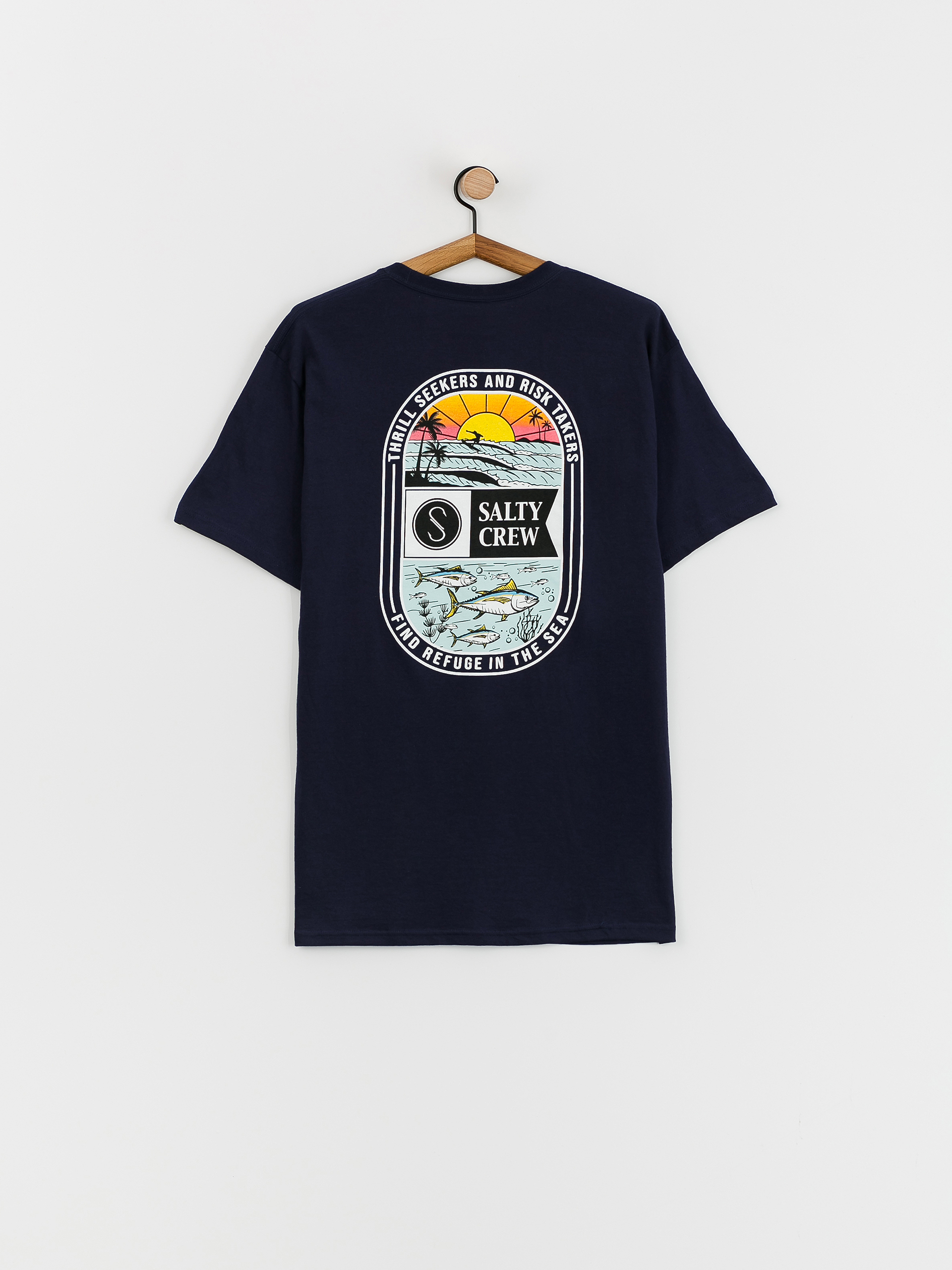 Salty Crew New Waves Standard T-Shirt (navy)
