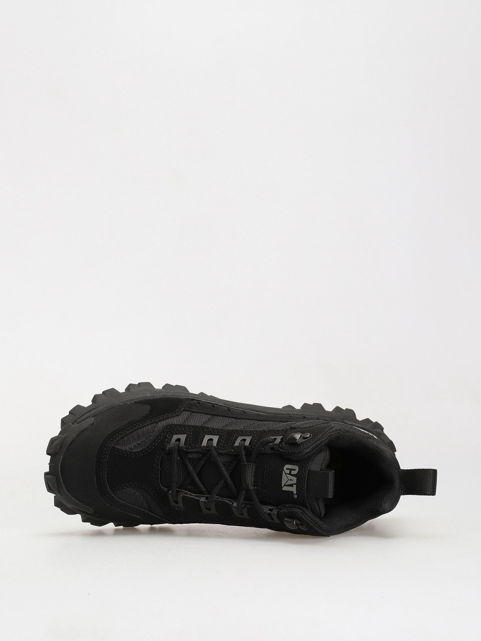 Chaussures Caterpillar Intruder Mid P726385 - Bottes Sneakers Imperméables Homme, Nubuck Noir, Toutes Saisons