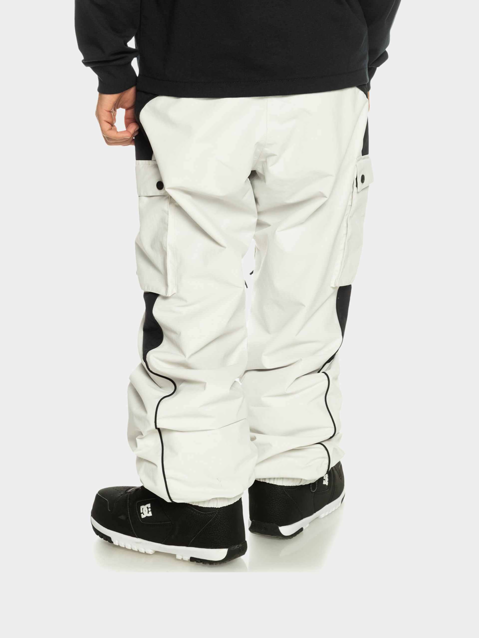 Mens Quiksilver Snow Down Cargo Snowboard pants (nimbus cloud)