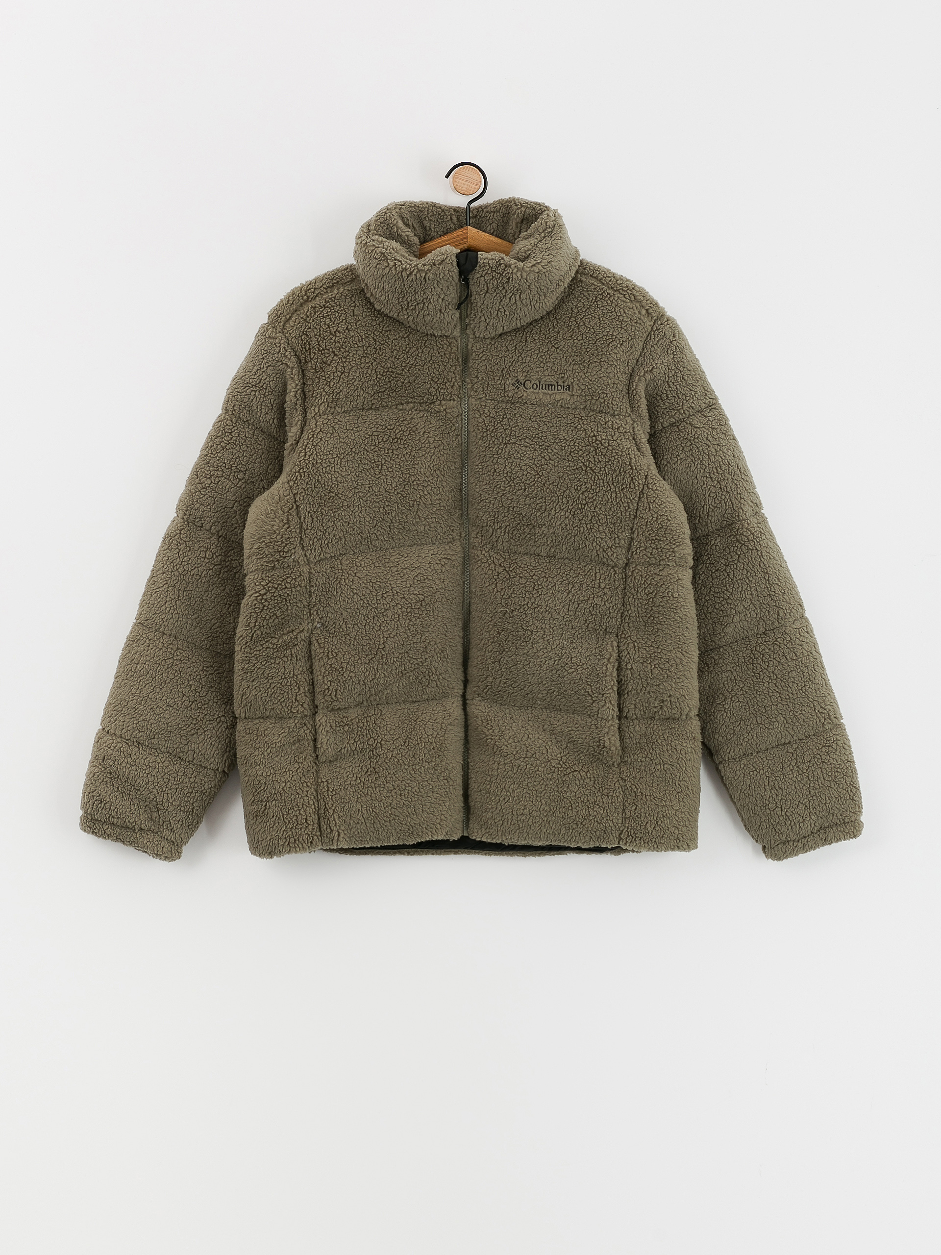 Columbia Puffect Sherpa Jacket (stone green)