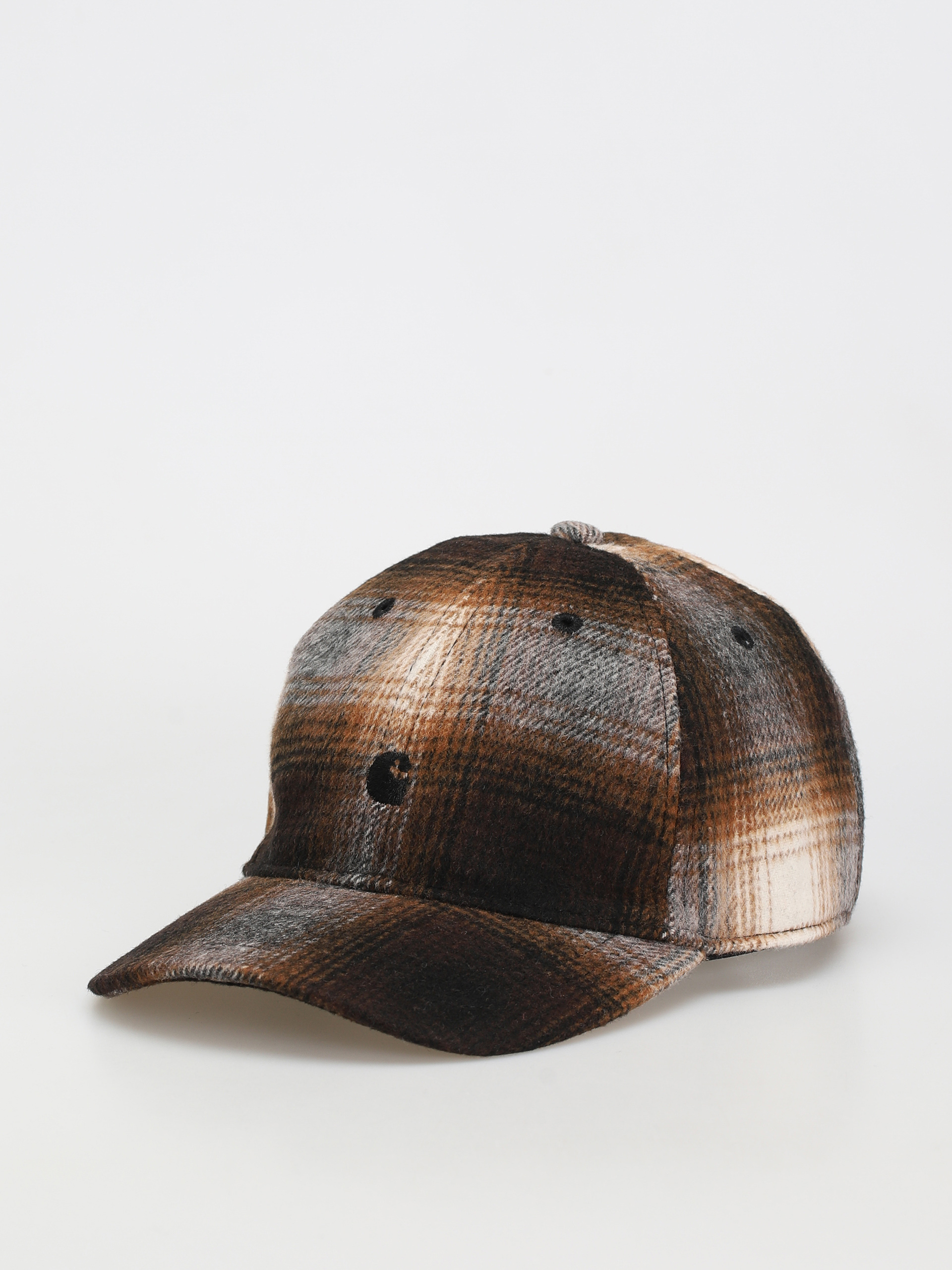 Carhartt WIP Moreau Cap (moreau check deep h brown/black)