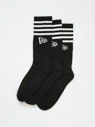 New Era Stripe Crew Socken (black)