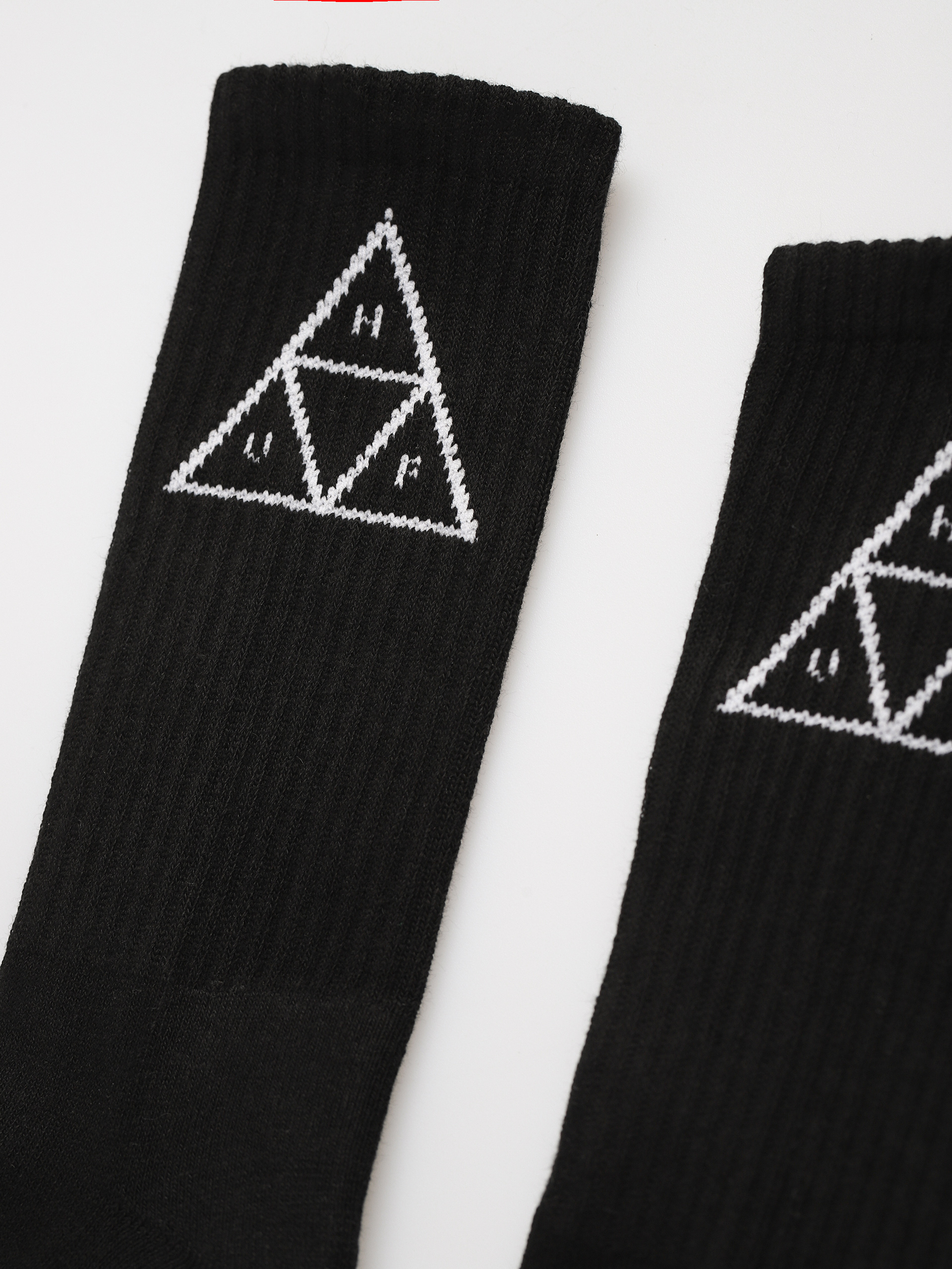 HUF Triple Triangle Crew Socks (black)