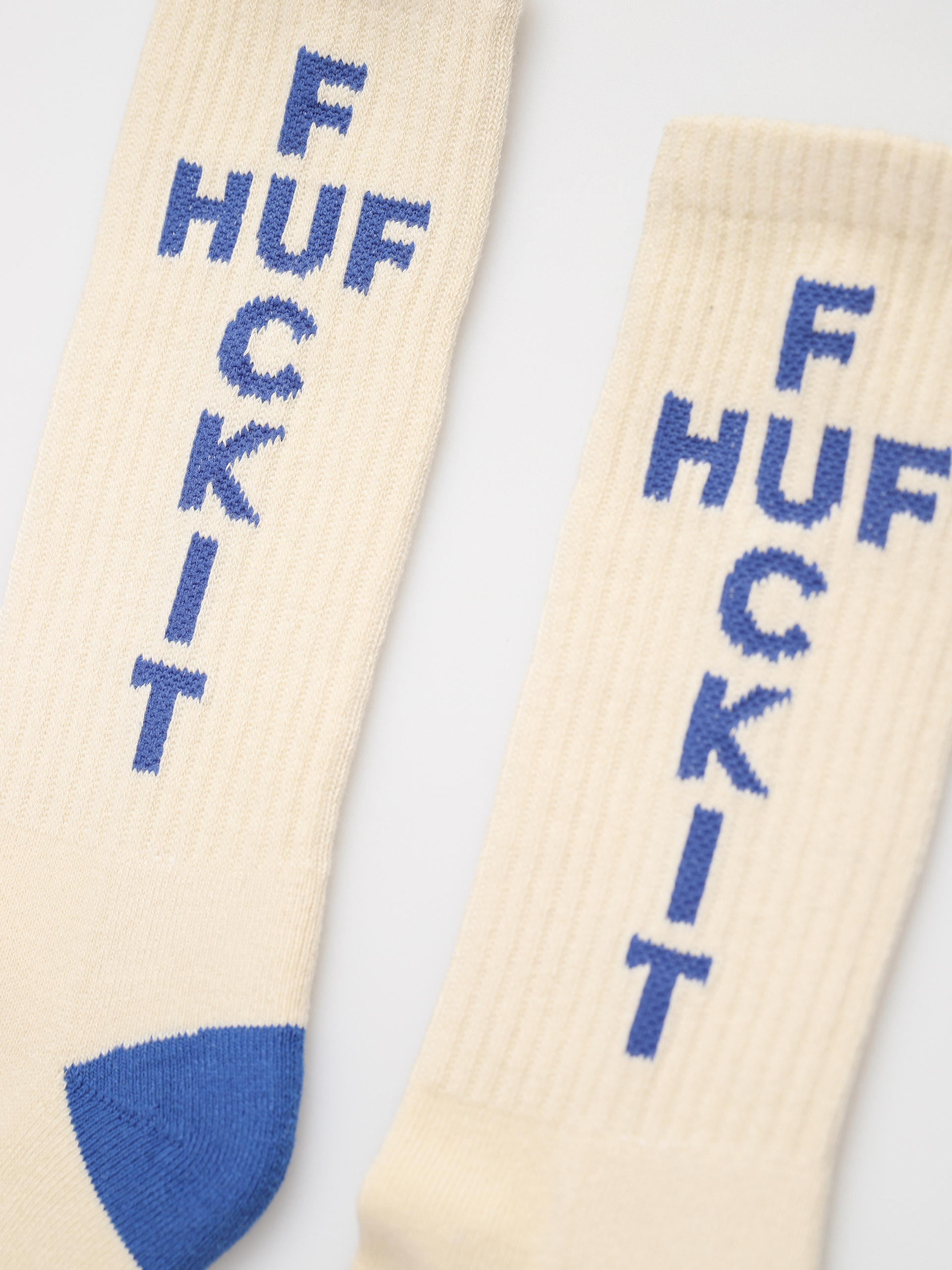 HUF Strike Through Crew Socks (bone)