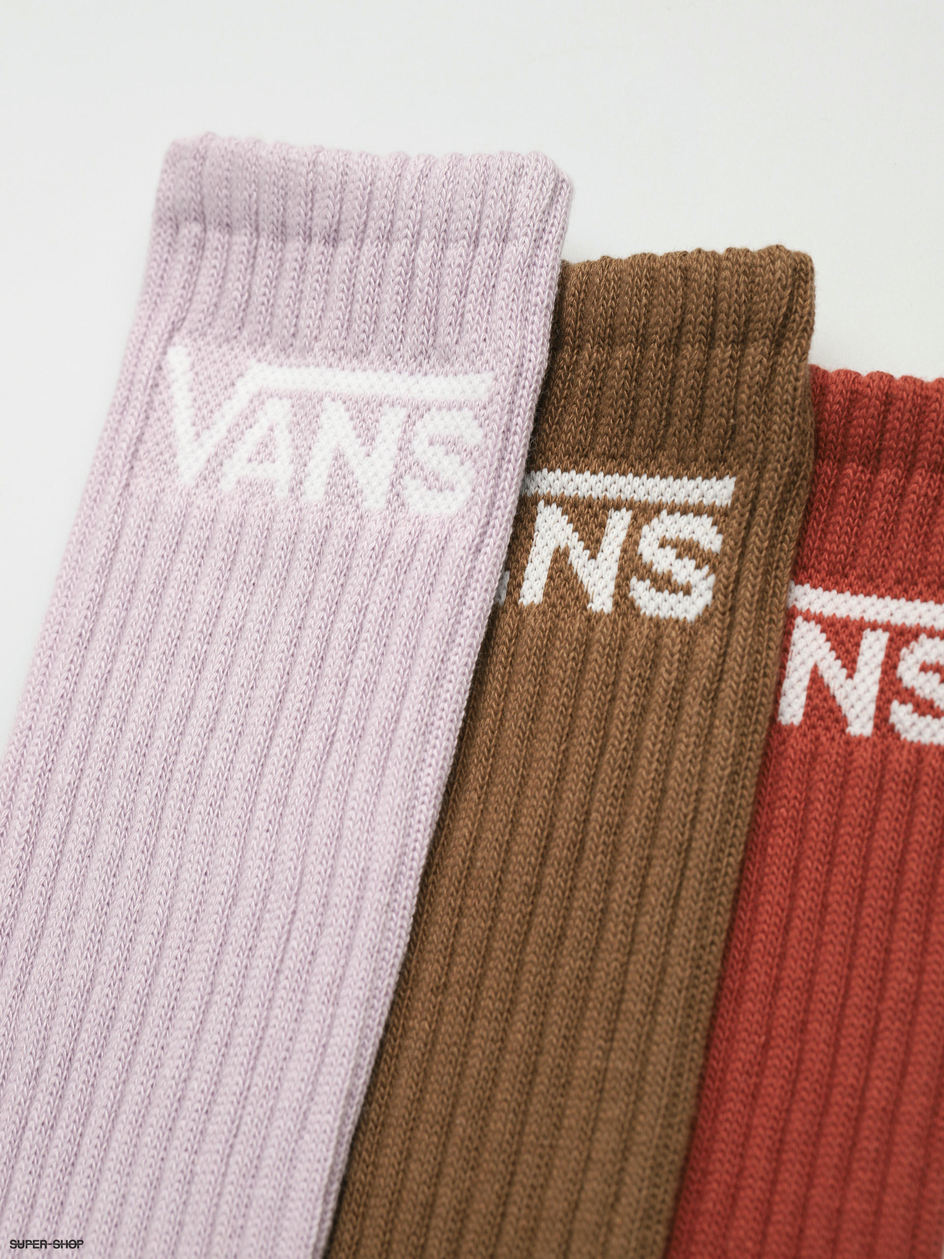 Vans Classic Crew 3PK Socks (burnt henna)