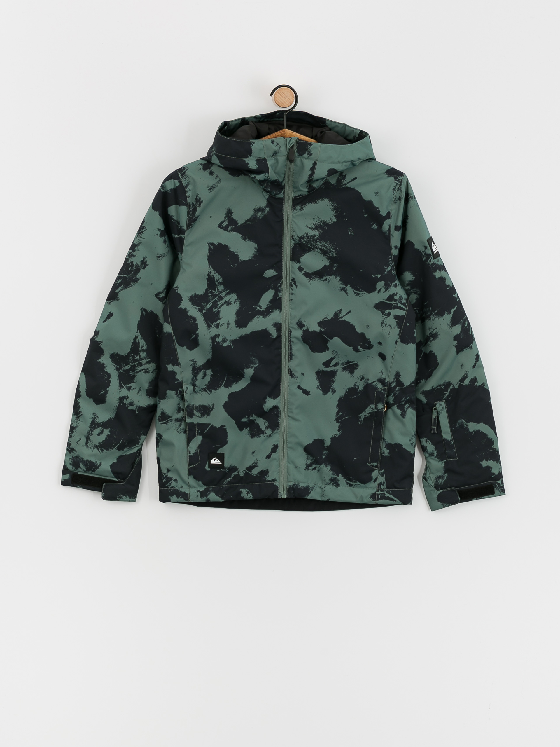 Quiksilver Mission Printed JR Snowboardjacke (tye dye laurel wreath)