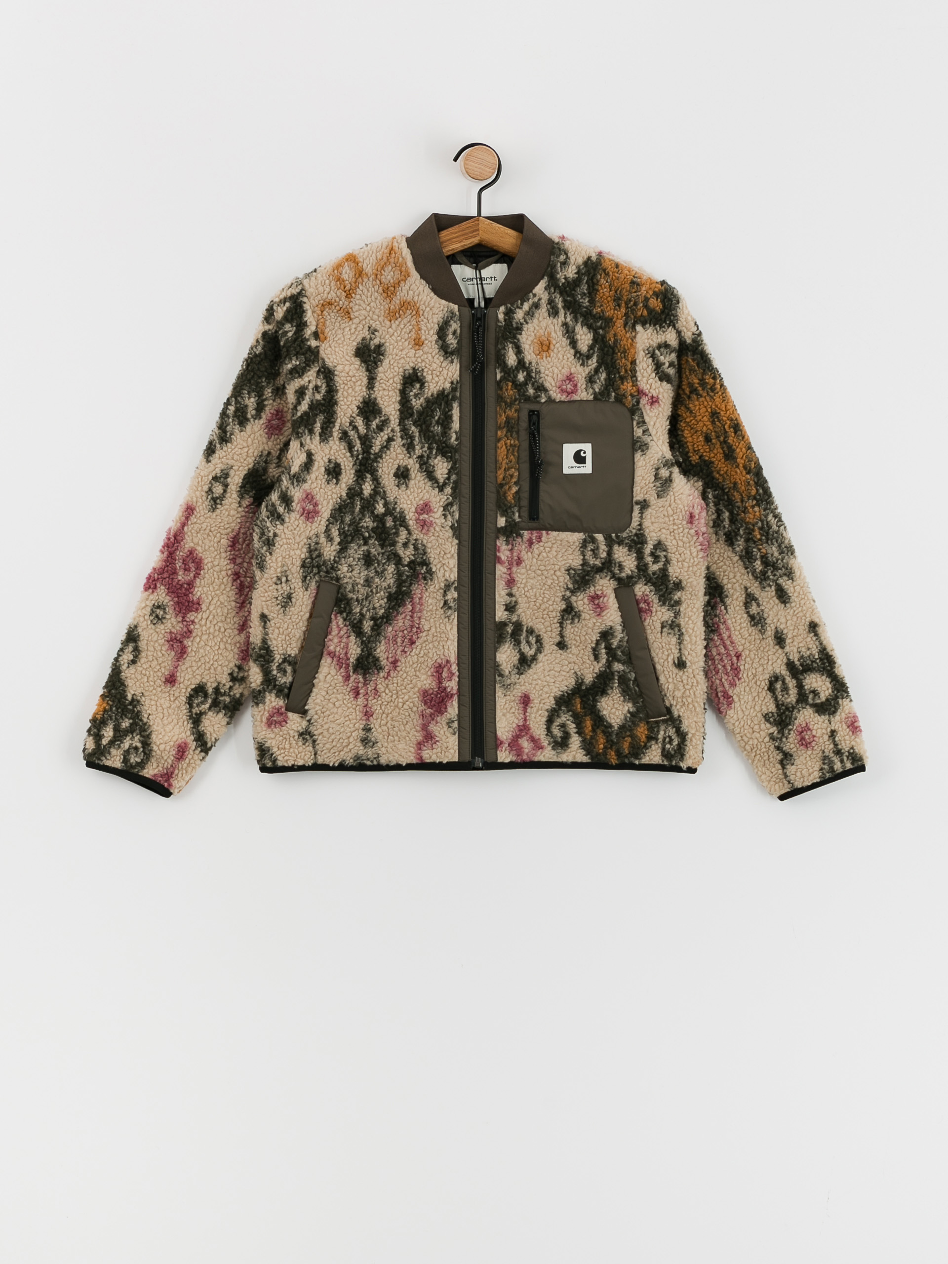 Carhartt WIP Janet Liner Jacket Wmn - beige (baru jacquard wall