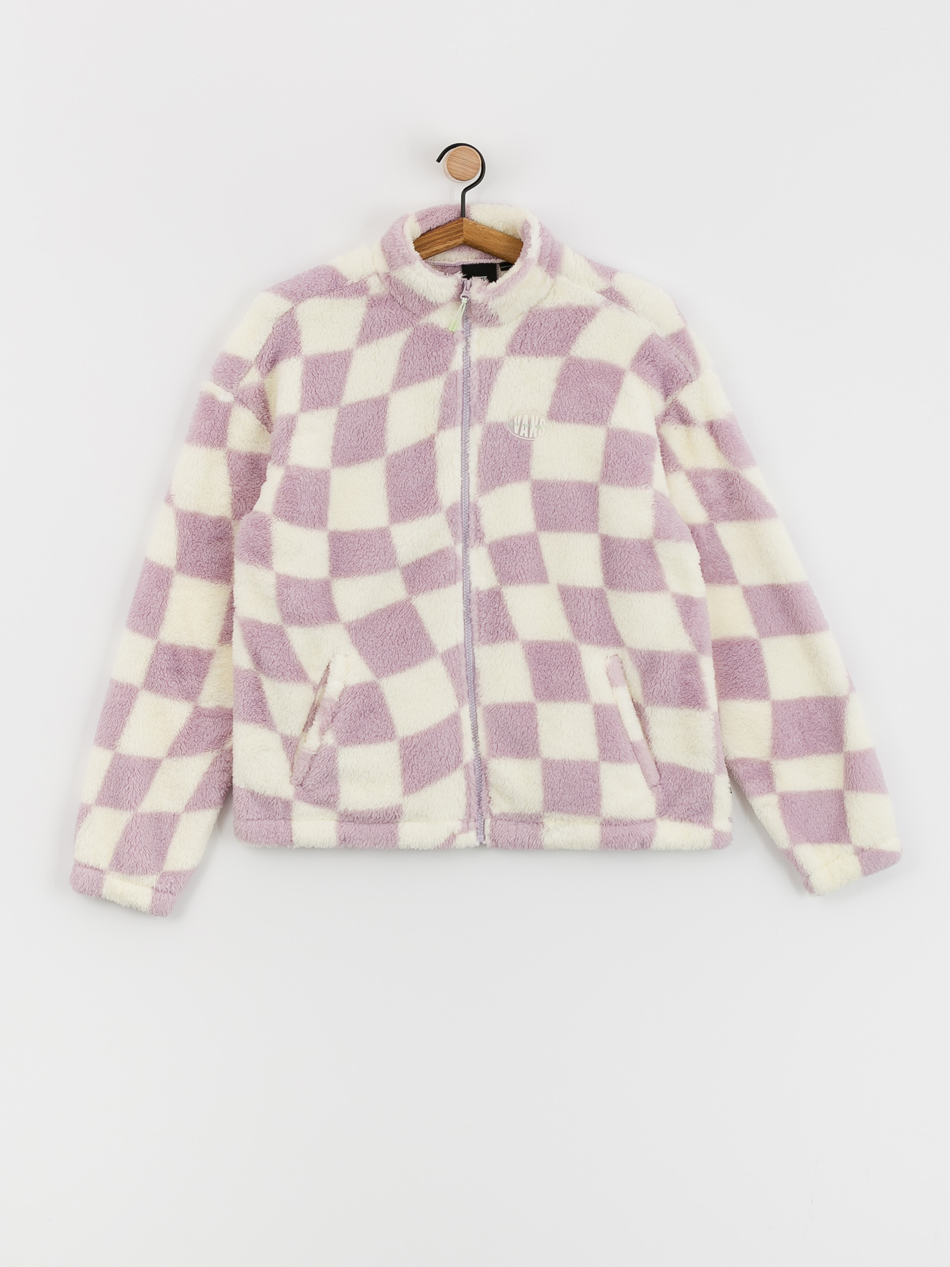 Womens Vans Digital Trip Mock Zip Fleece (digital dementia lavender frost)