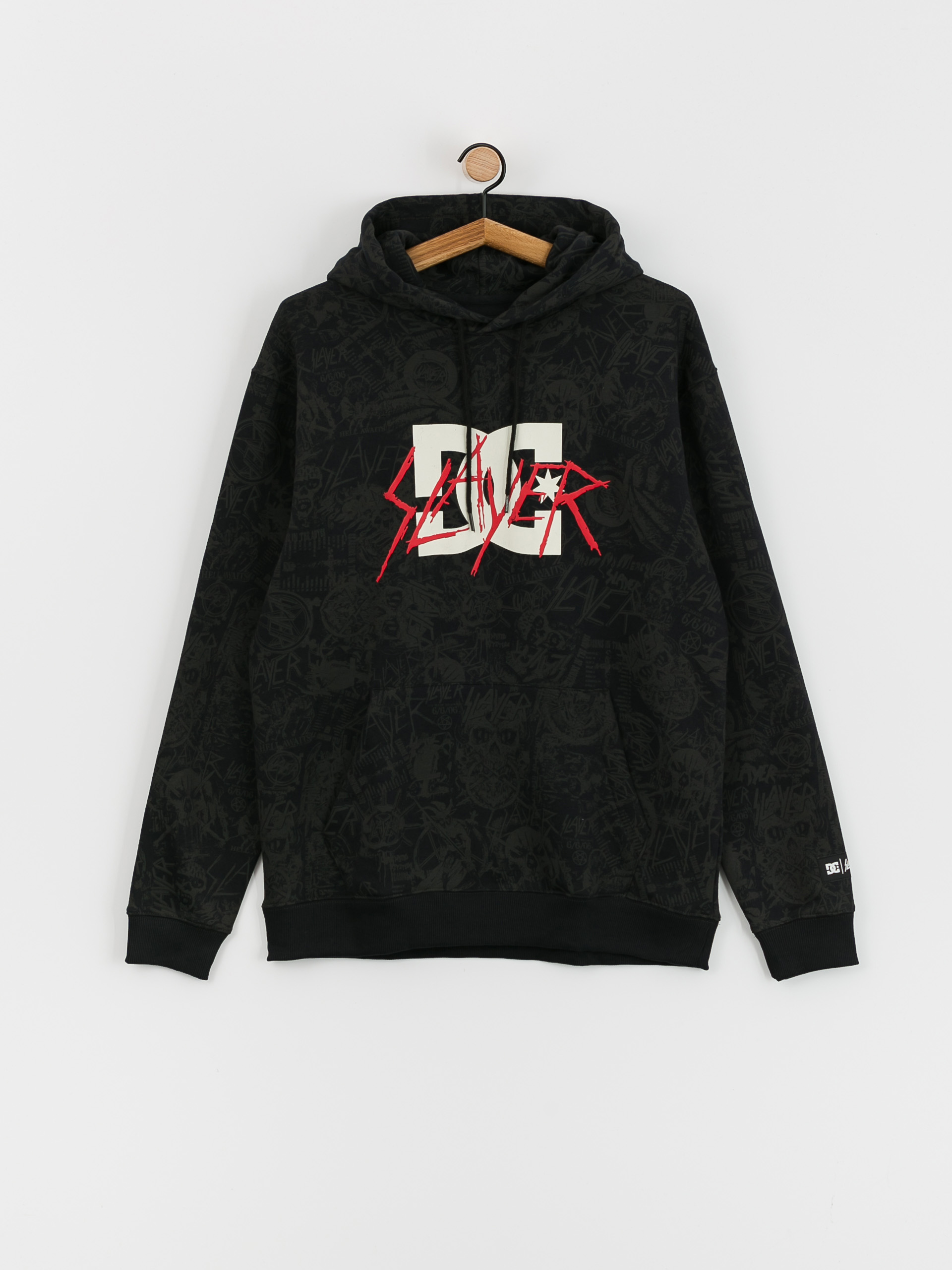 DC X Slayer Allover HD Hoodie (pirate black)