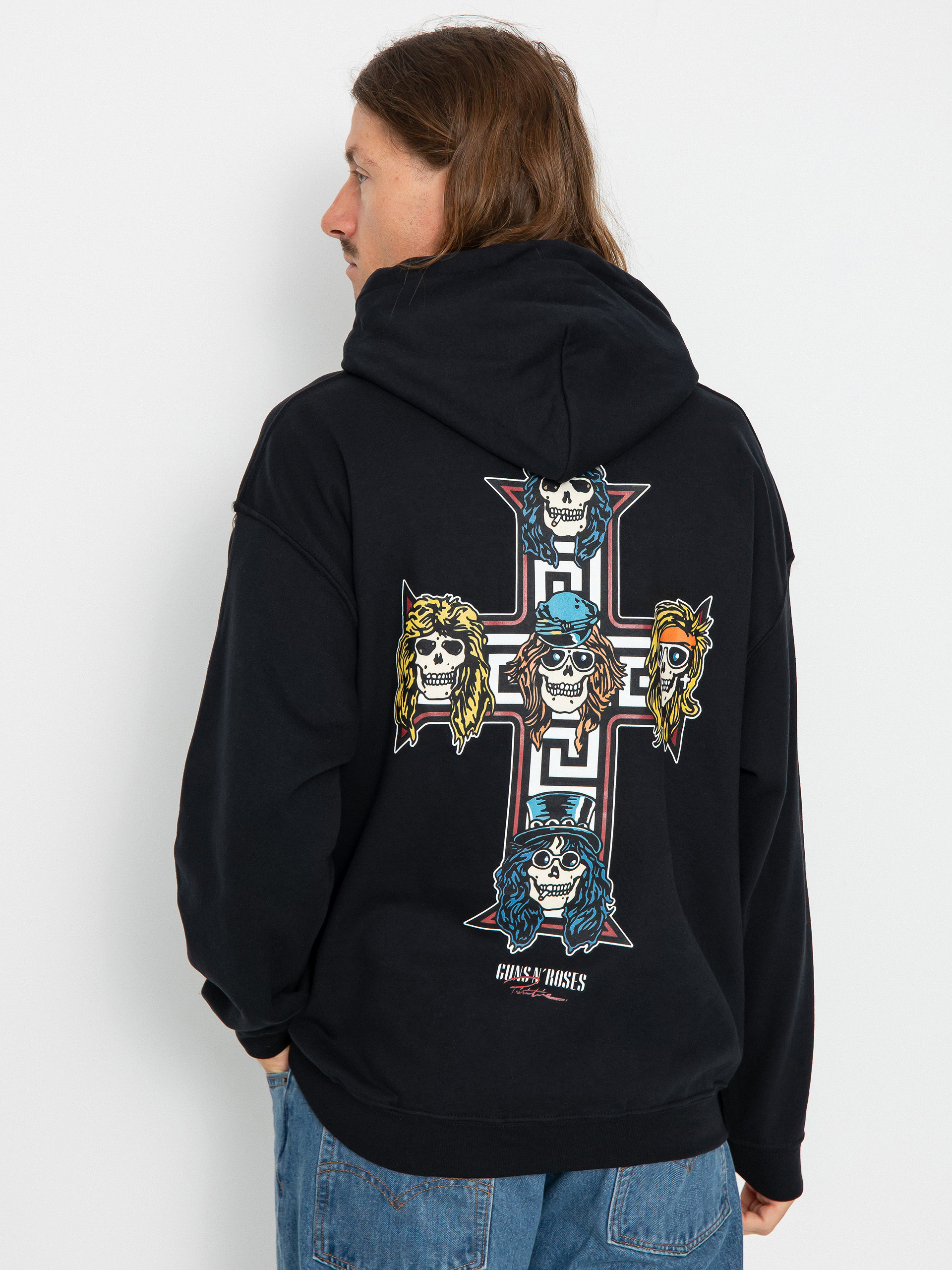 Primitive X Guns N' Roses Cross HD Hoodie (black)