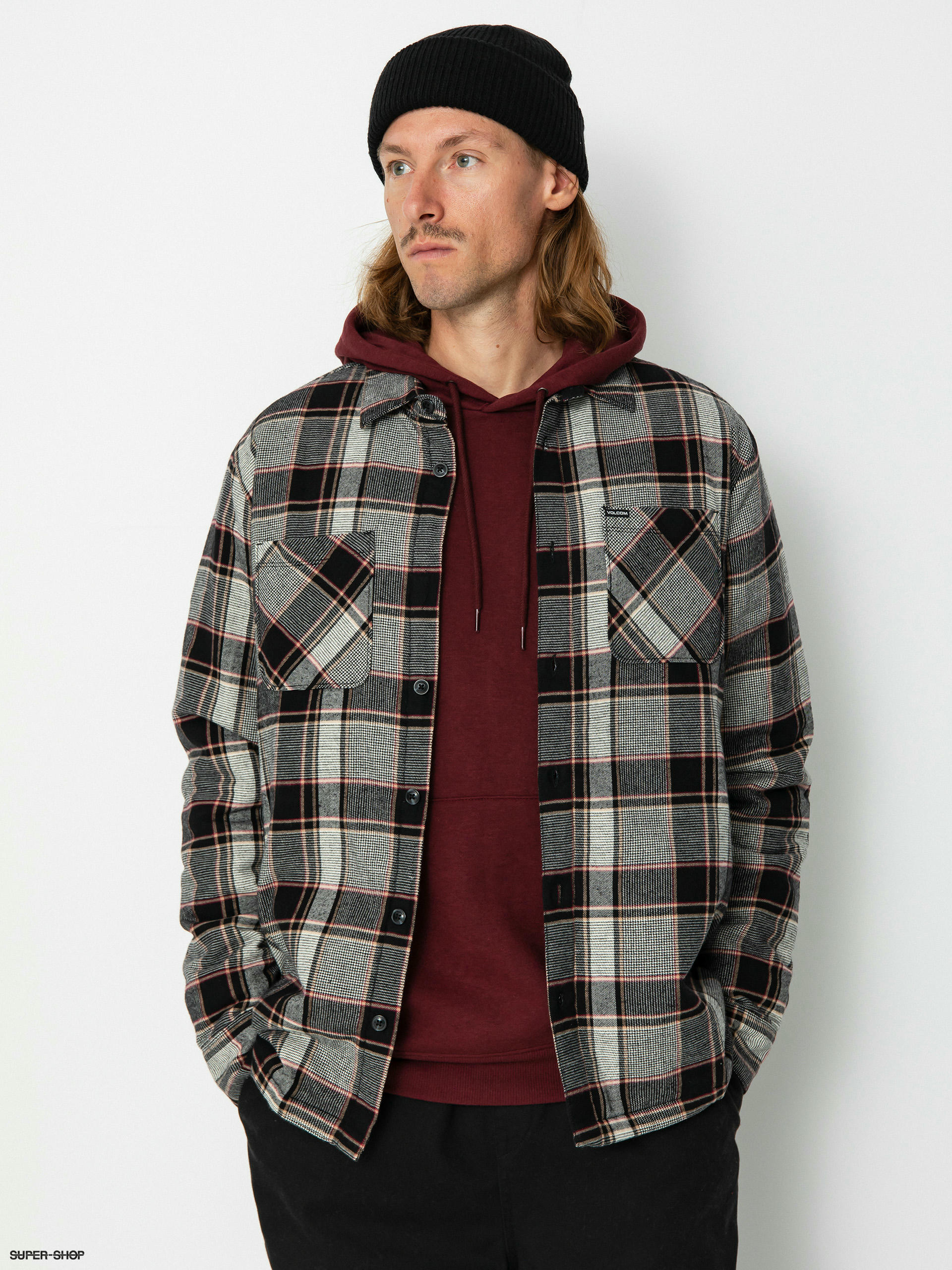 Volcom hooded clearance flannel