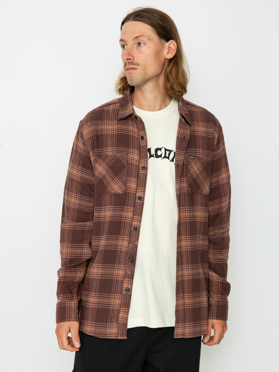 Volcom Tone Stone Ls Shirt (pumice)