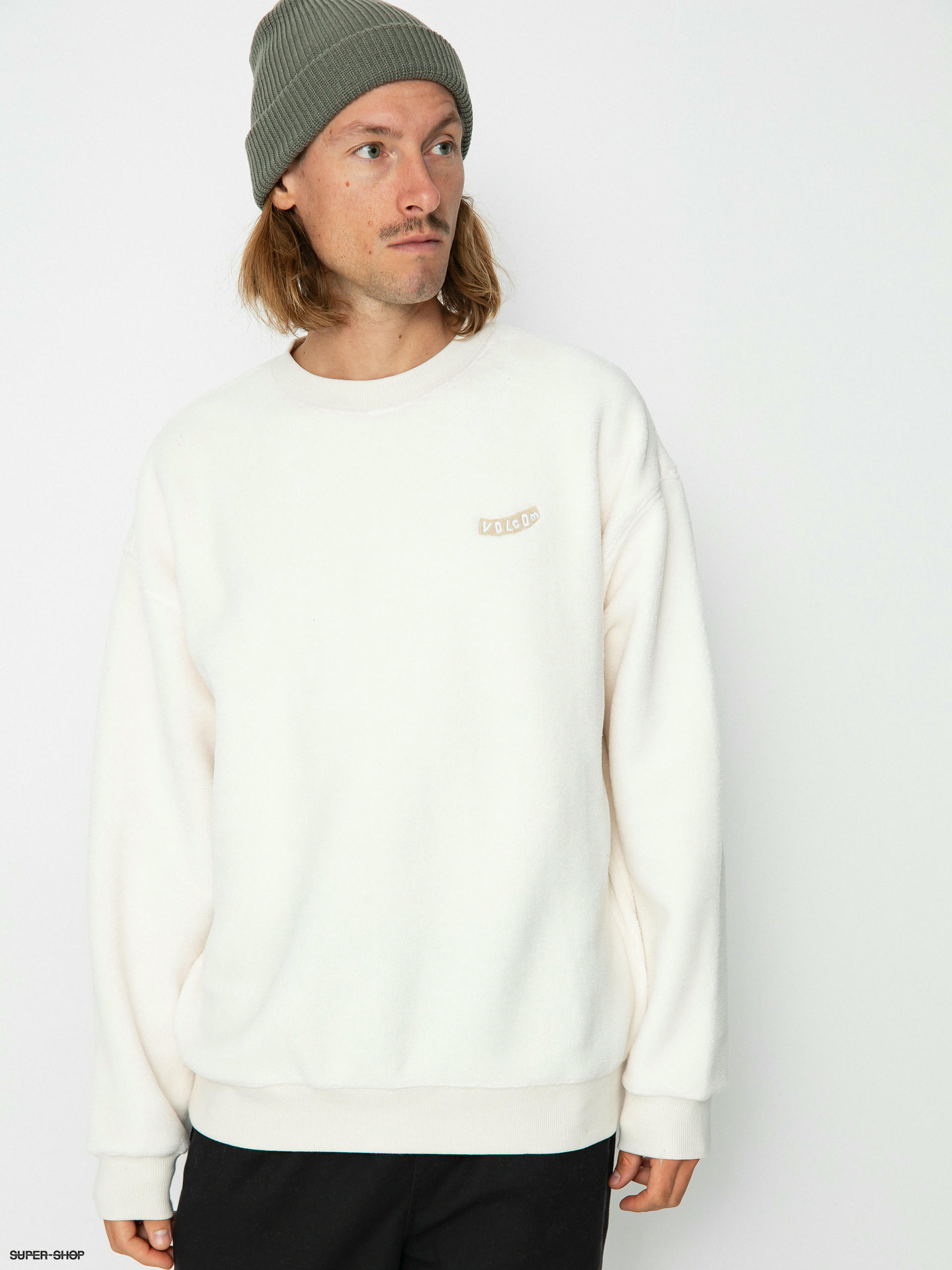 Volcom Too Kool Lse Crew Sweatshirt (dirty white)