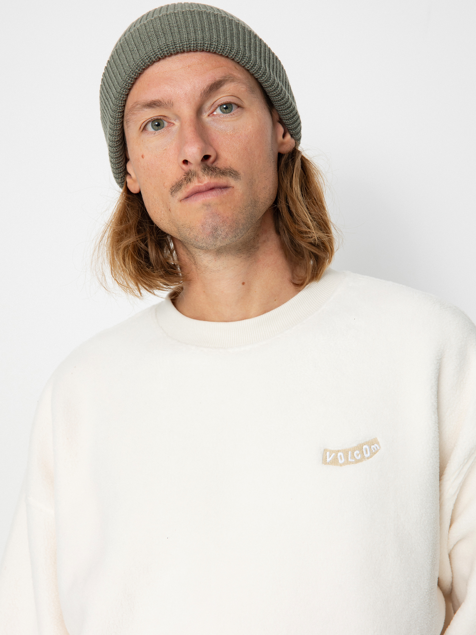 Volcom Too Kool Lse Crew Sweatshirt (dirty white)