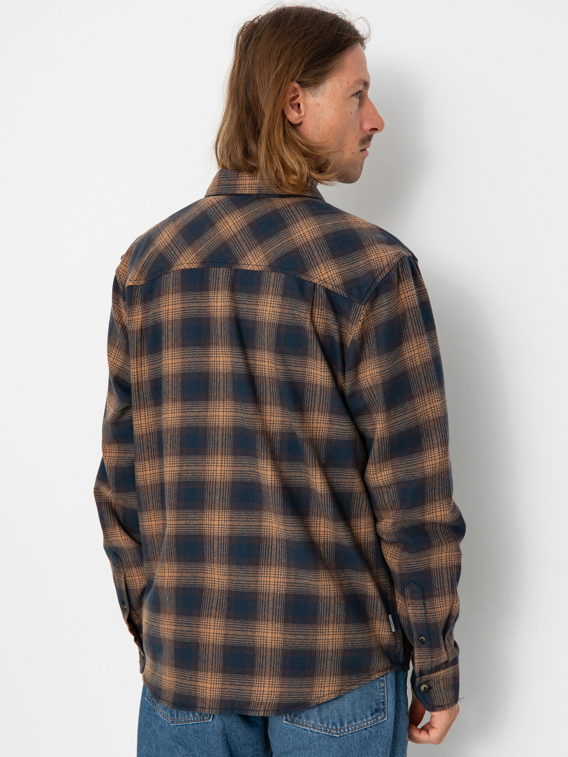 Element Tacoma Classic Shirt (gradient plaid dull gold)