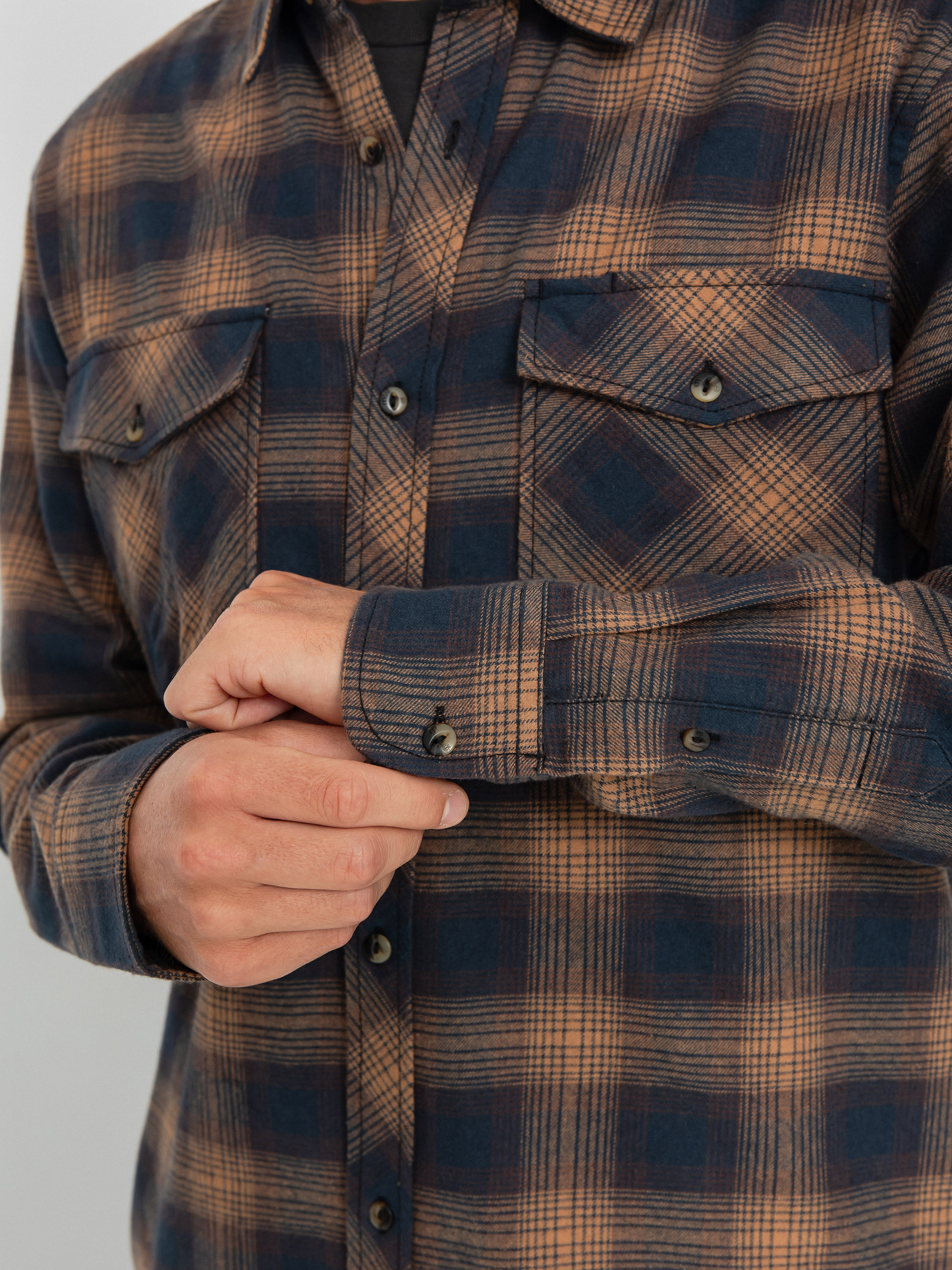 Element Tacoma Classic Hemd (gradient plaid dull gold)