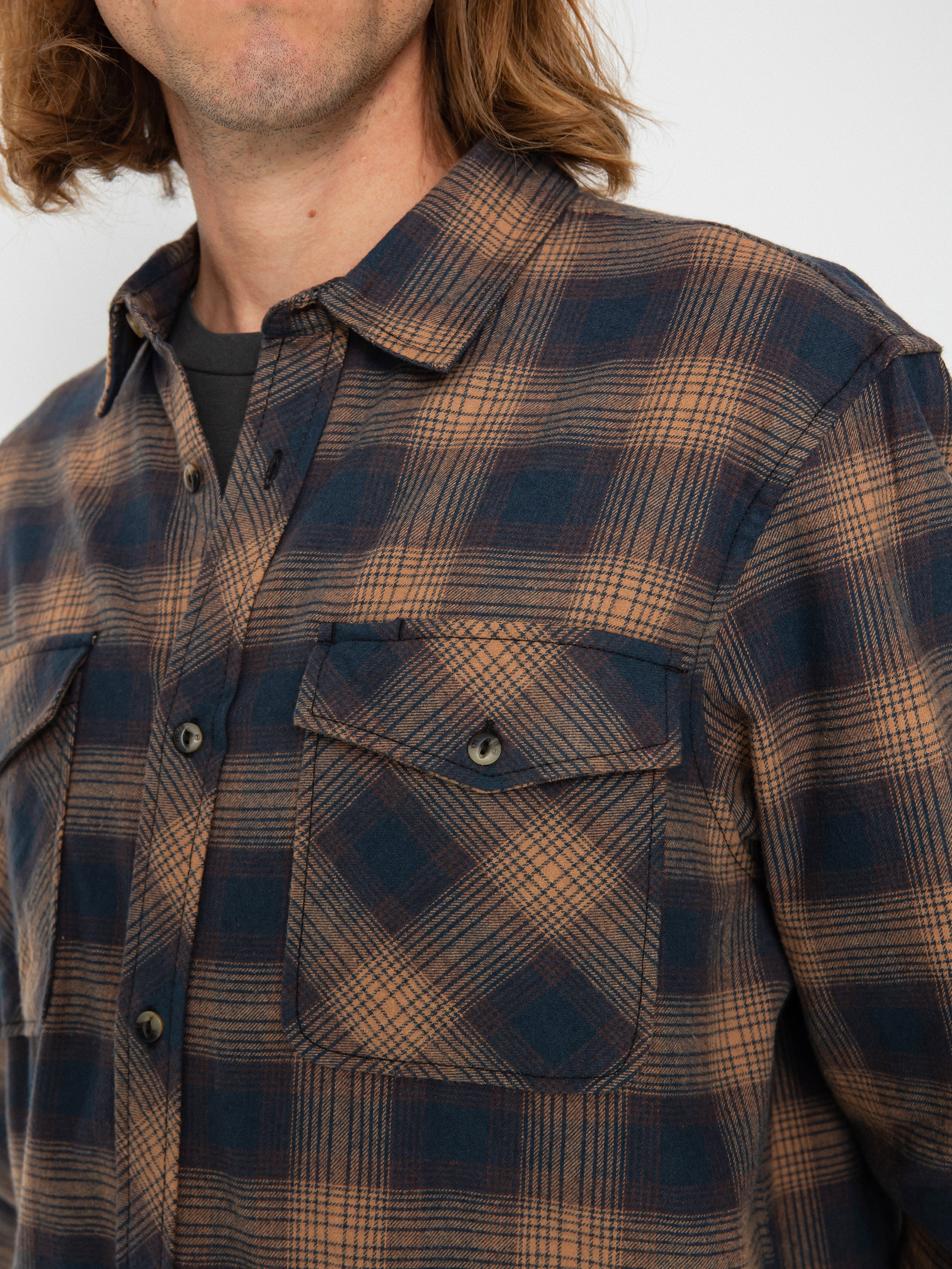 Element Tacoma Classic Hemd (gradient plaid dull gold)