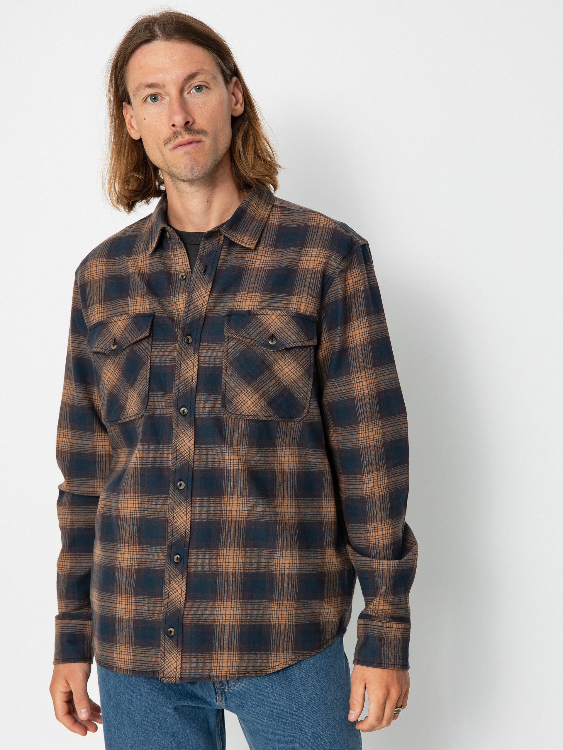 Element Tacoma Classic Shirt (gradient plaid dull gold)
