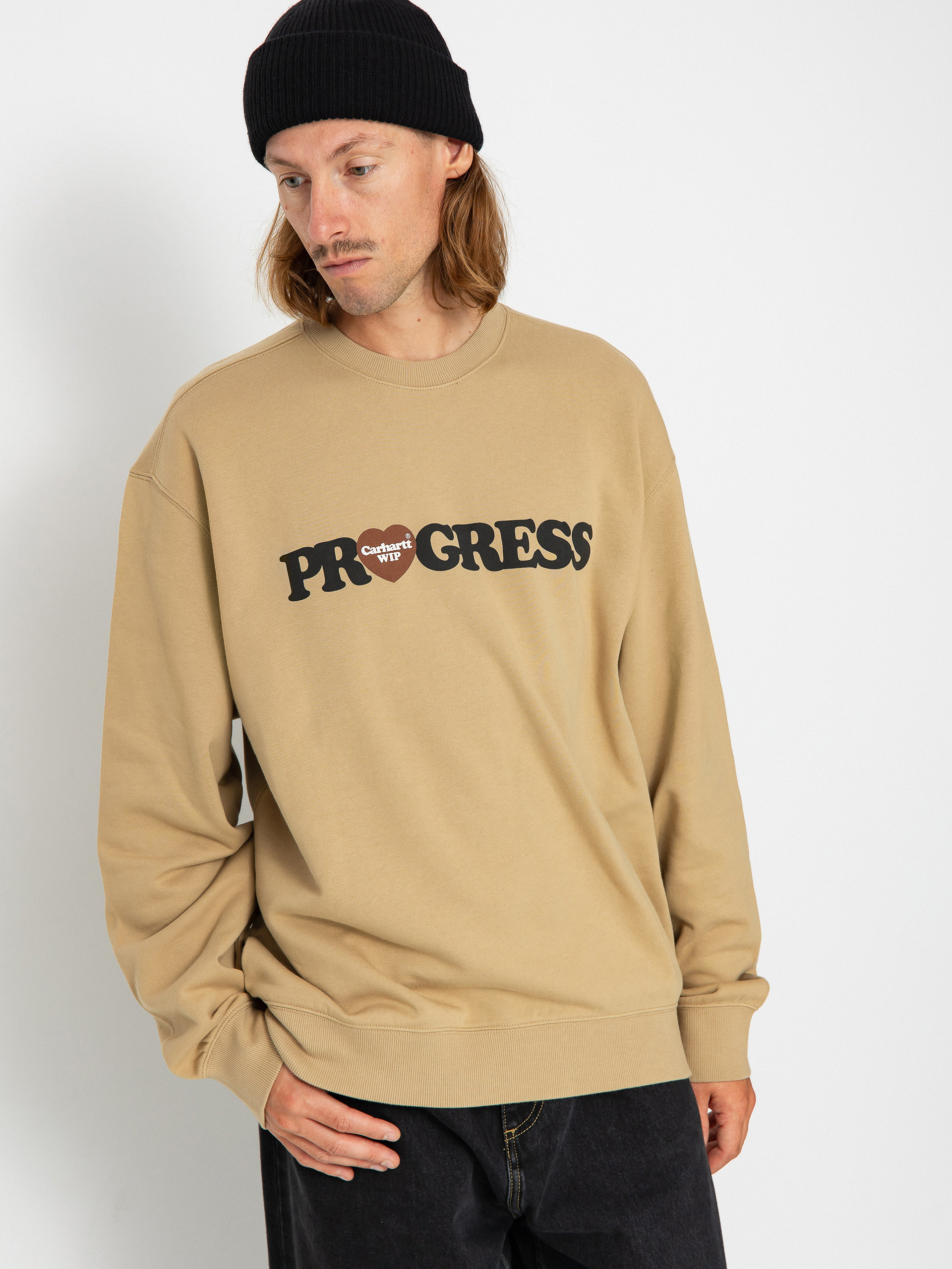 Carhartt WIP I Heart Progress Sweatshirt (dusty h brown)