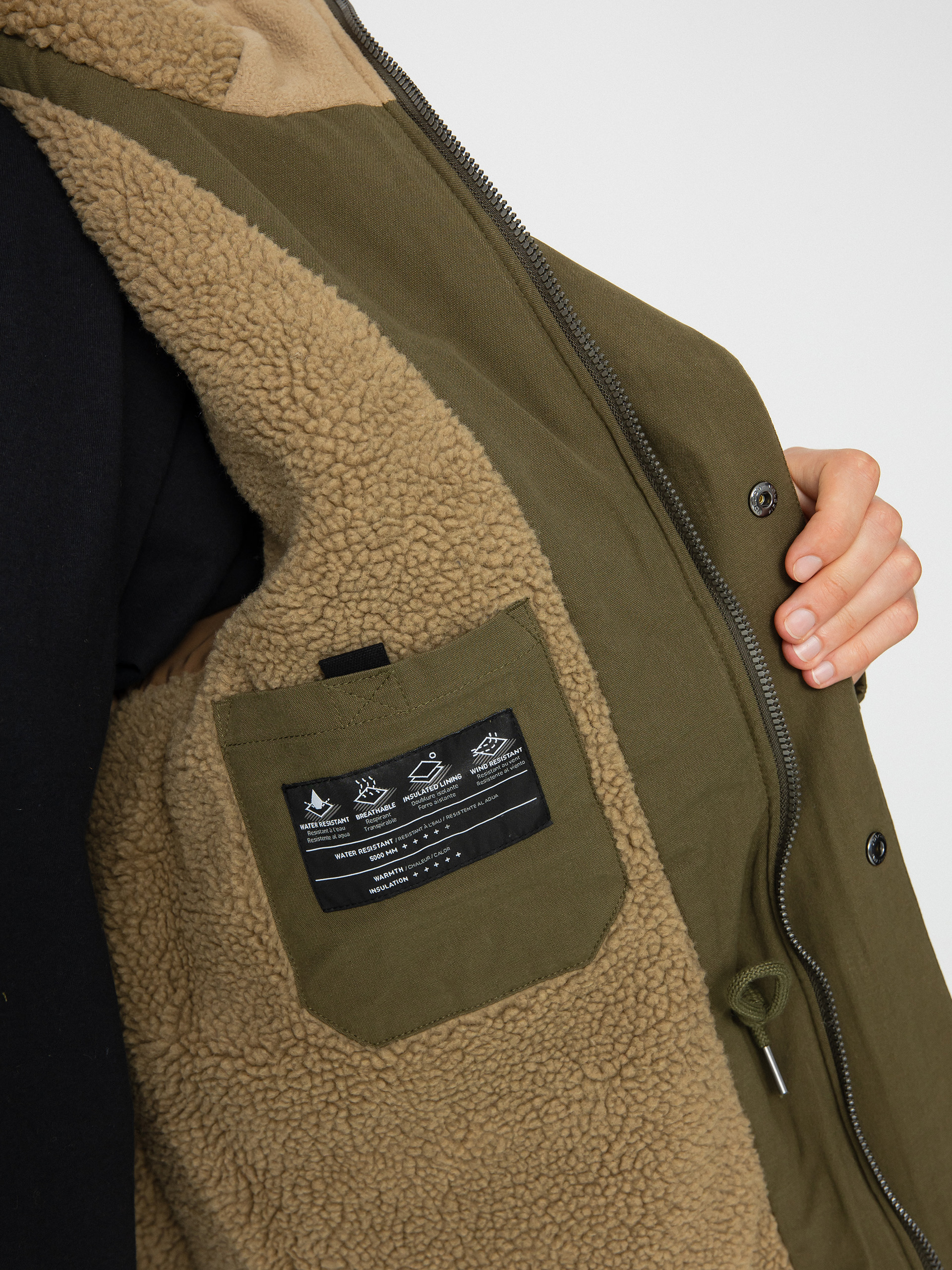 Volcom Starget 5K Parka Jacket (military)