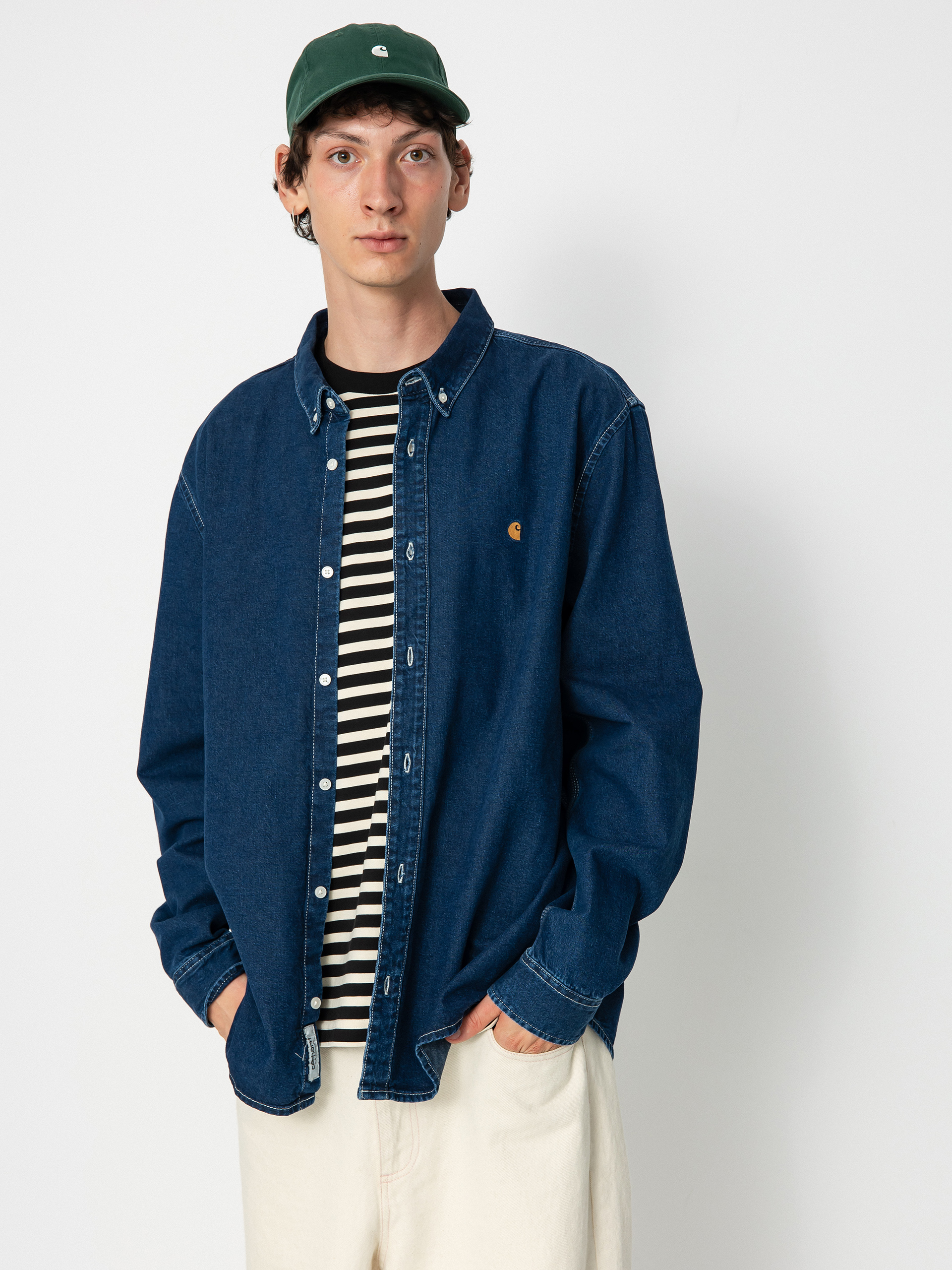 Carhartt WIP Weldon Hemd (blue)