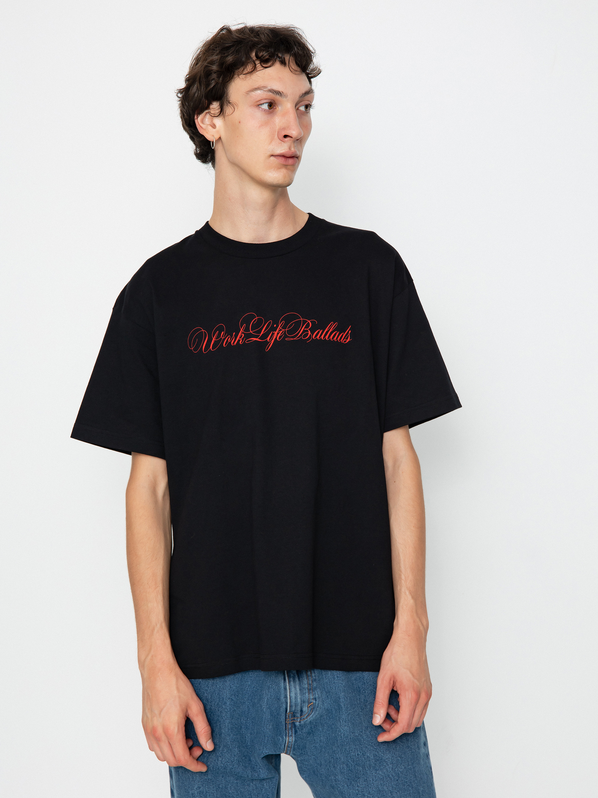 Carhartt WIP Work Life Ballads T-shirt (black/red)
