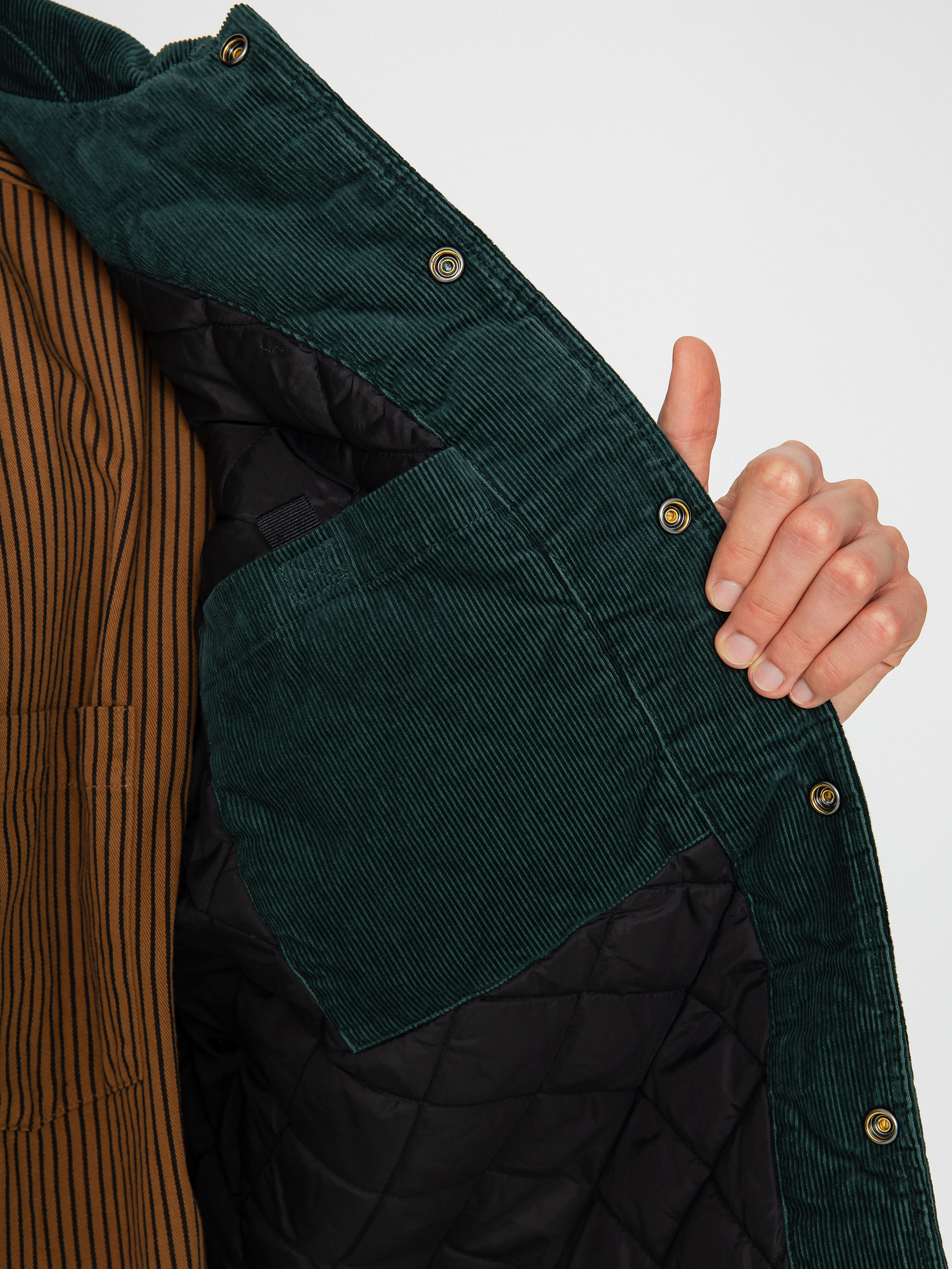 Carhartt WIP Rugged Letterman Jacket (discovery green/buckthorn)